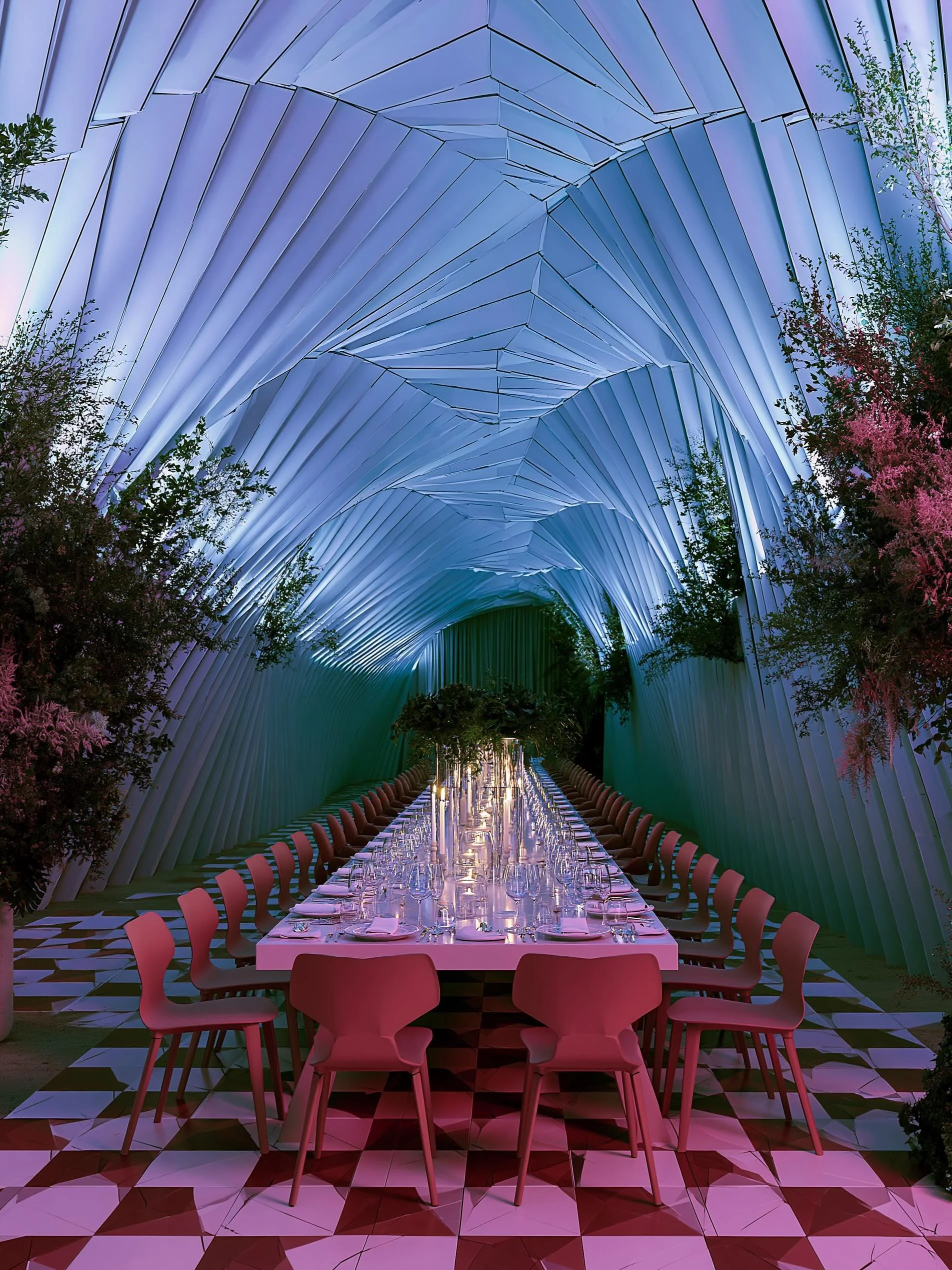 Recently, I&rsquo;ve been exploring soft architectural installations for event spaces , using ceiling treatments, immersive wall structures, and programmable lighting to transform how a room feels and behaves.

I&rsquo;m particularly interested in ho