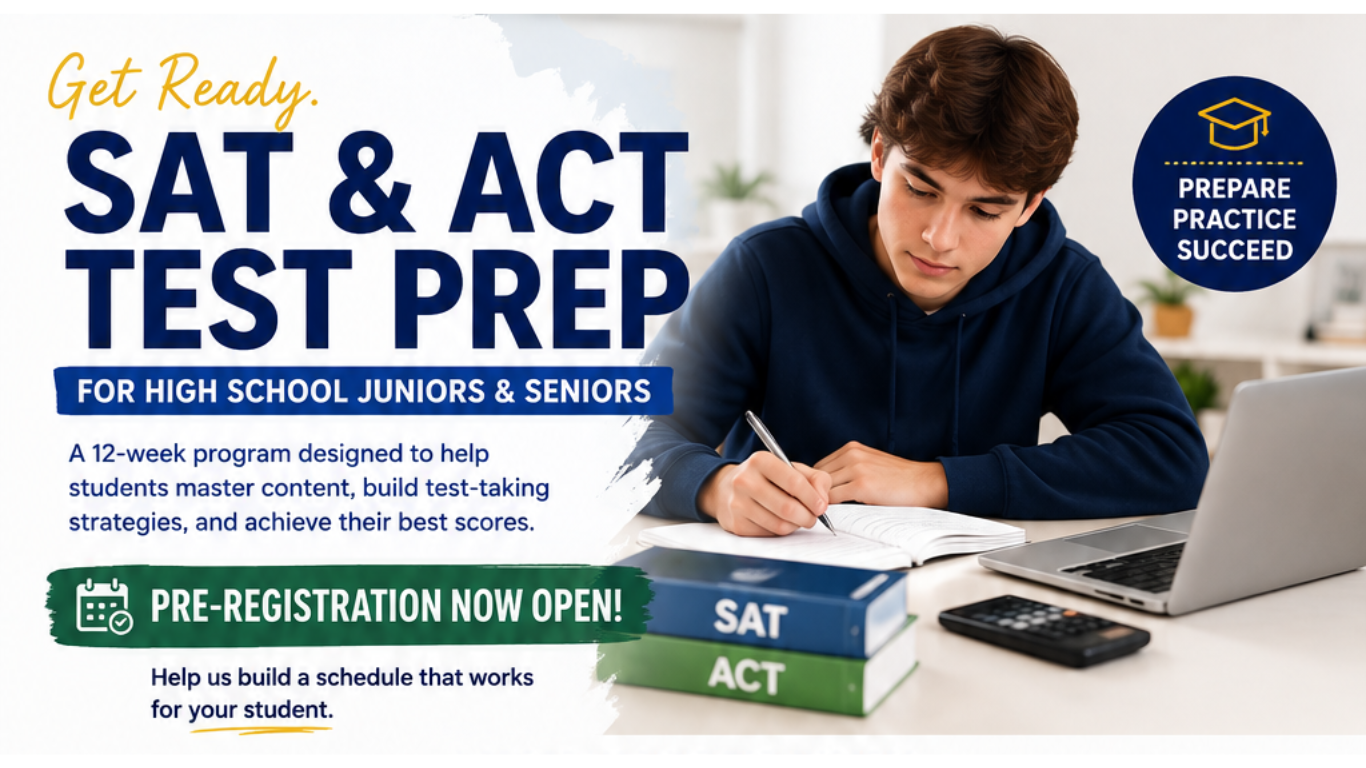 SAT &amp; ACT TEST PREP-PRE REGISTRATION