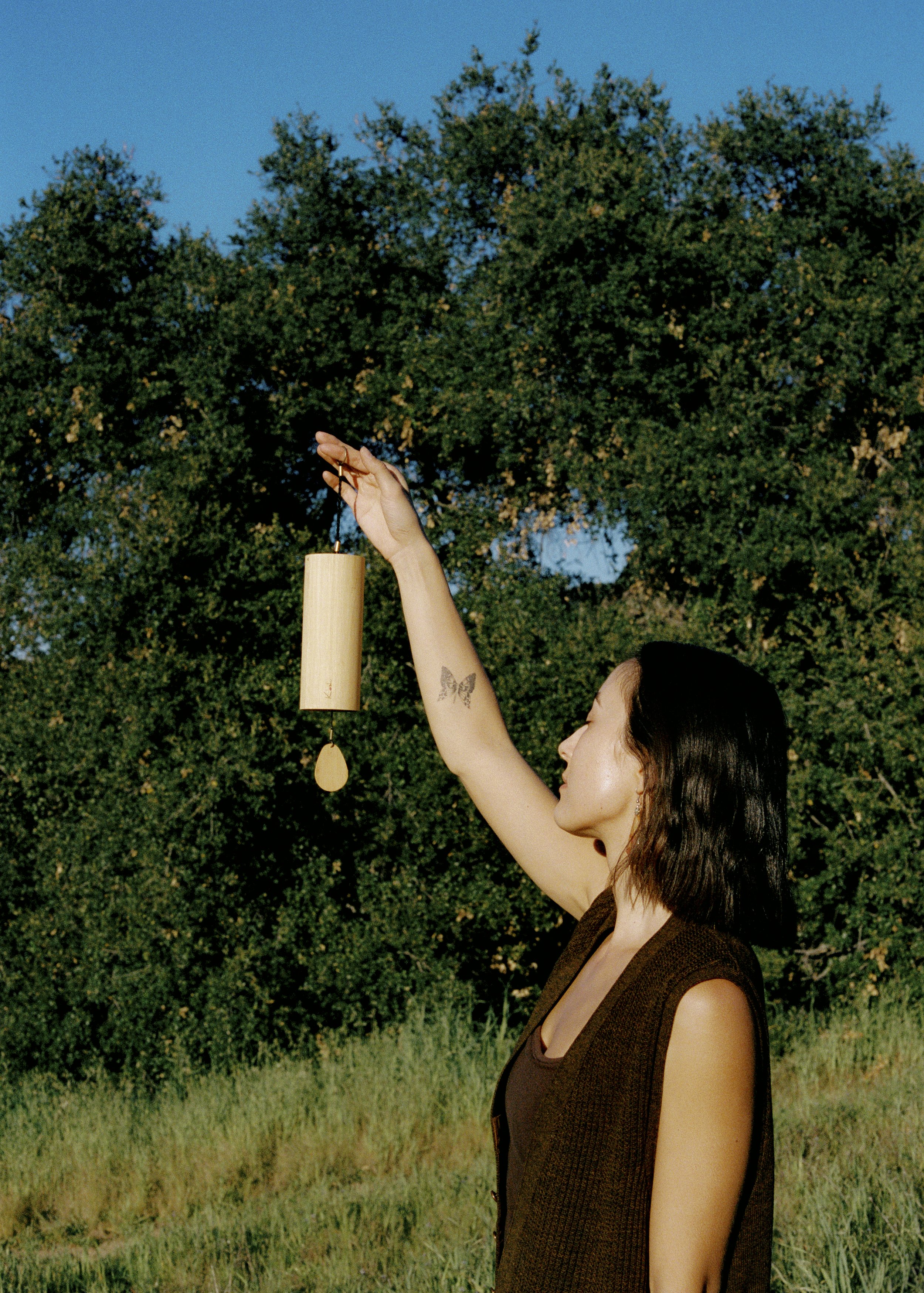 Asian American IFS Therapist providing nature therapy. Search IFS therapist in los angeles.