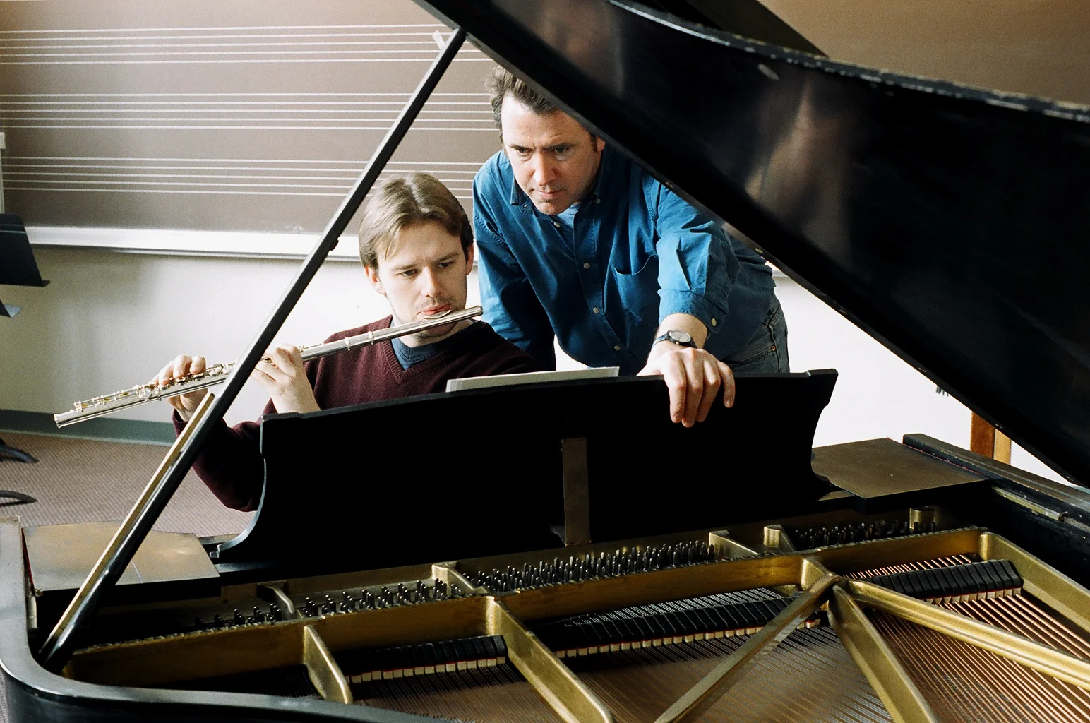 Flutist Ole Nielsen and Graham Gordon Ramsay collaborate on "Four Autumn Sketches."