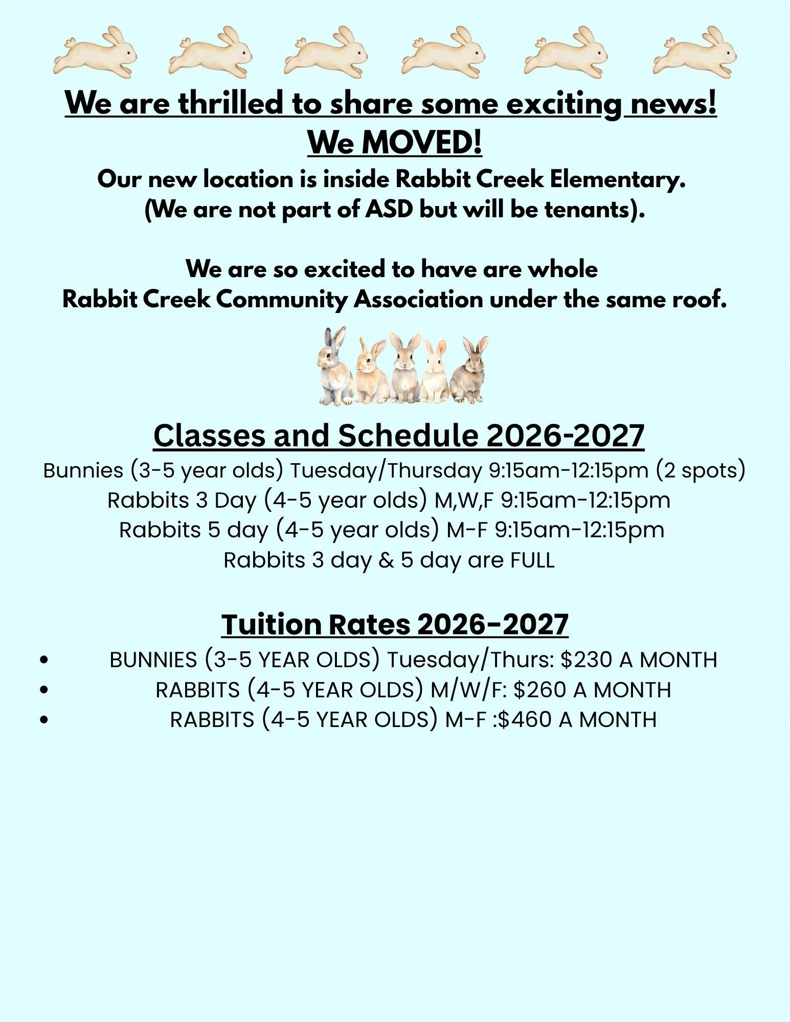Rabbit Creek Preschool