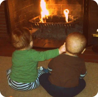My son and his cousin.