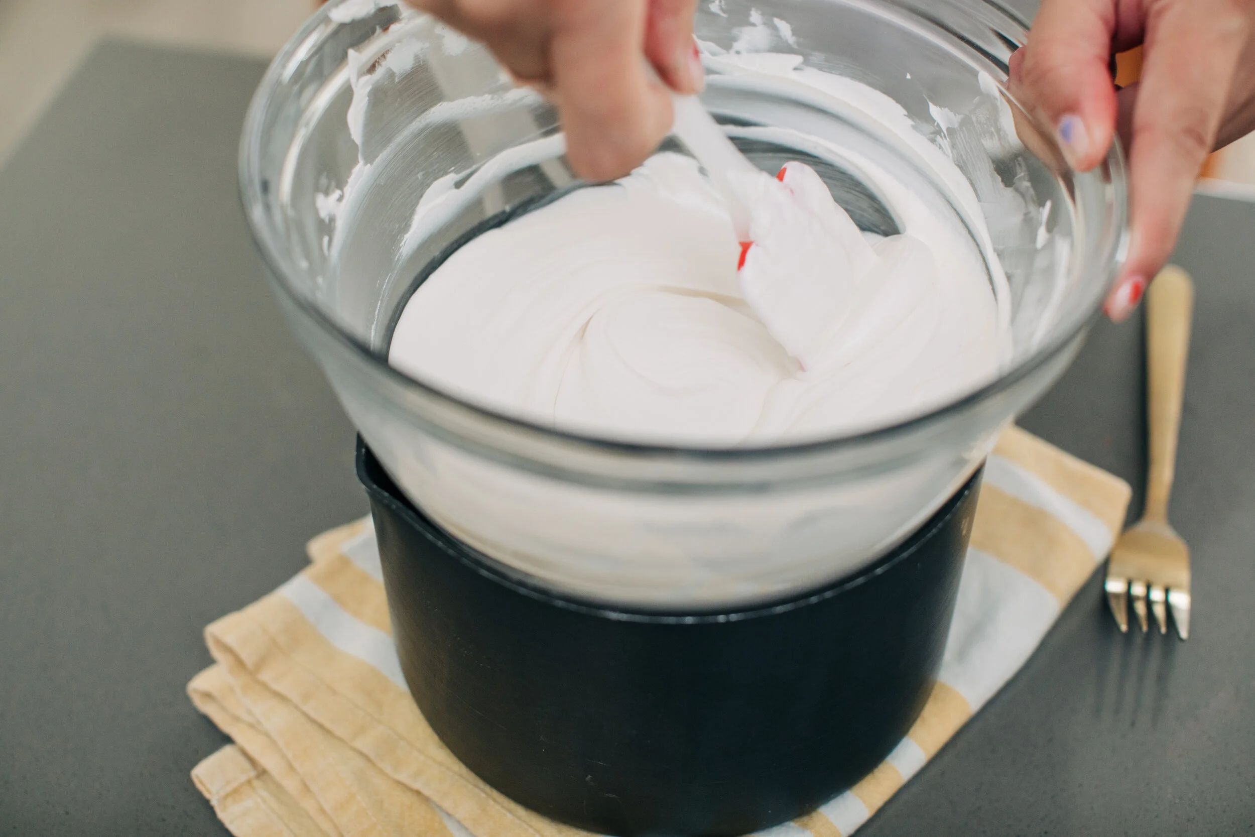Use a double boiler to melt your candy melts!
