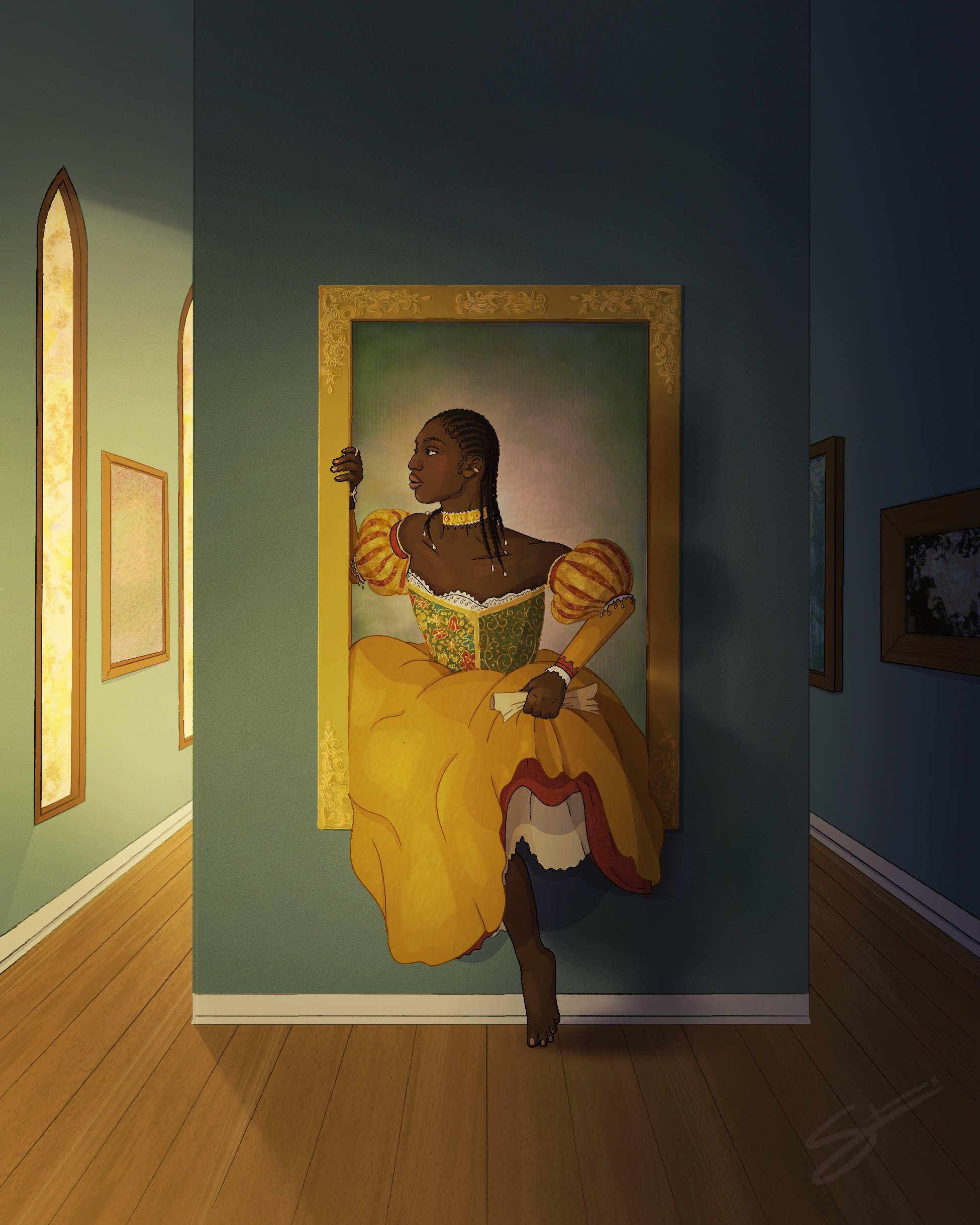 Art Alive, 2025 Digital Illustration 