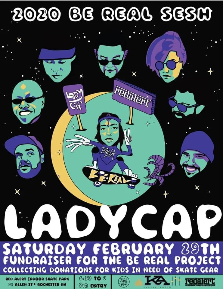 LADYCAP's First show of the Year! 2020 Be Real Sesh @ Red Alert Skateshop &amp; Park