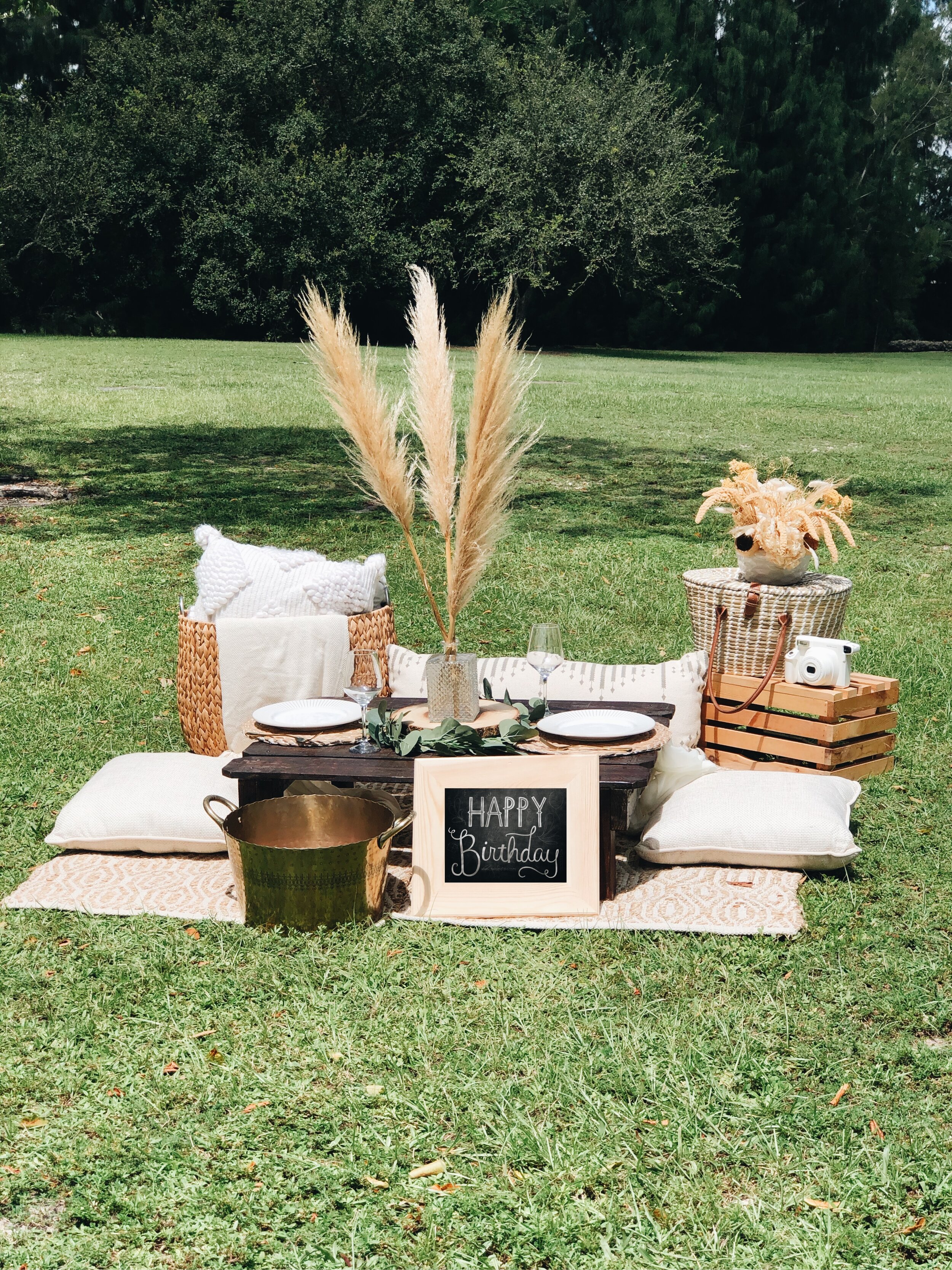 picnic-boho-chic-miami-pampass-grass-garden-polaroid-camera-dry-arrangement-basket.JPG