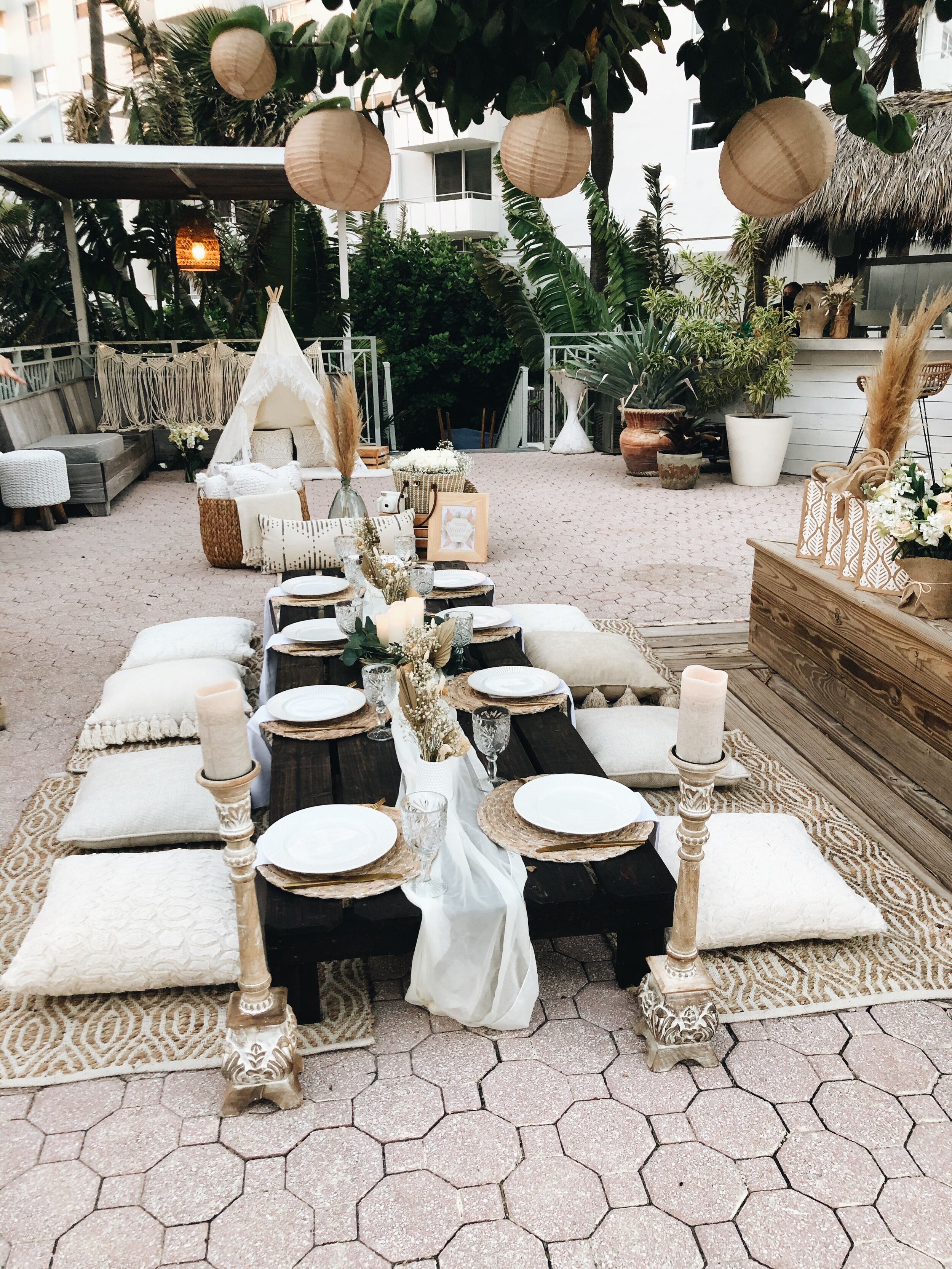 Boho Chic Luxury Picnic Miami