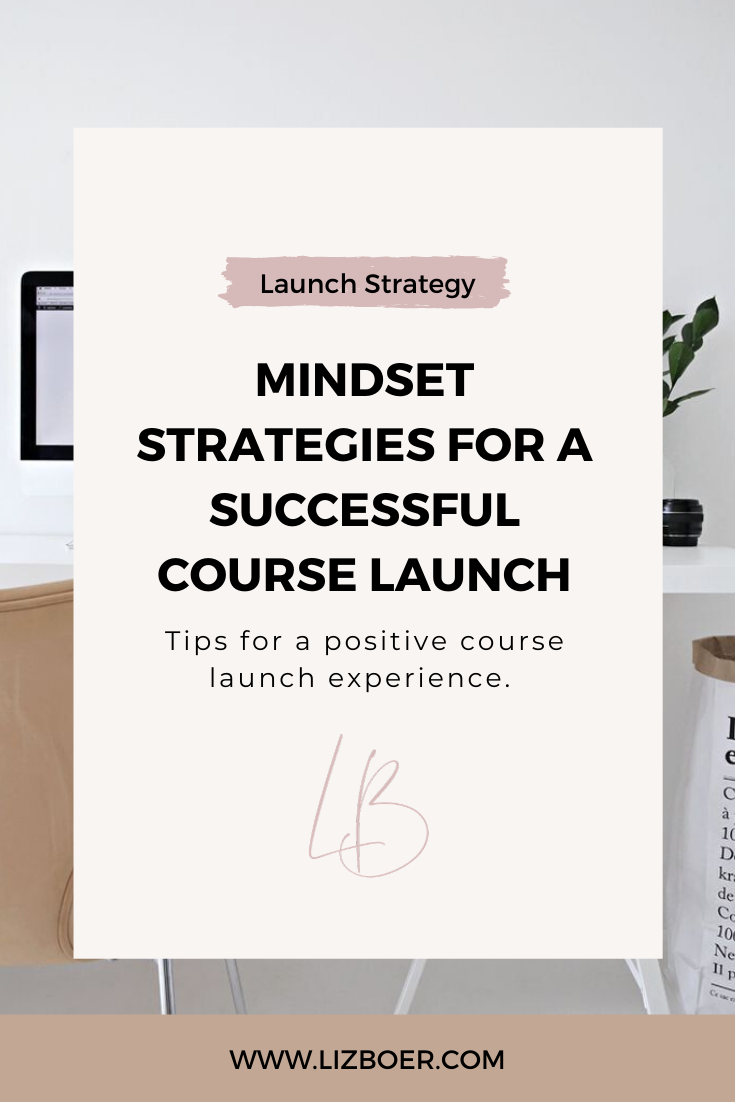 Mindset tips for a successful course launch