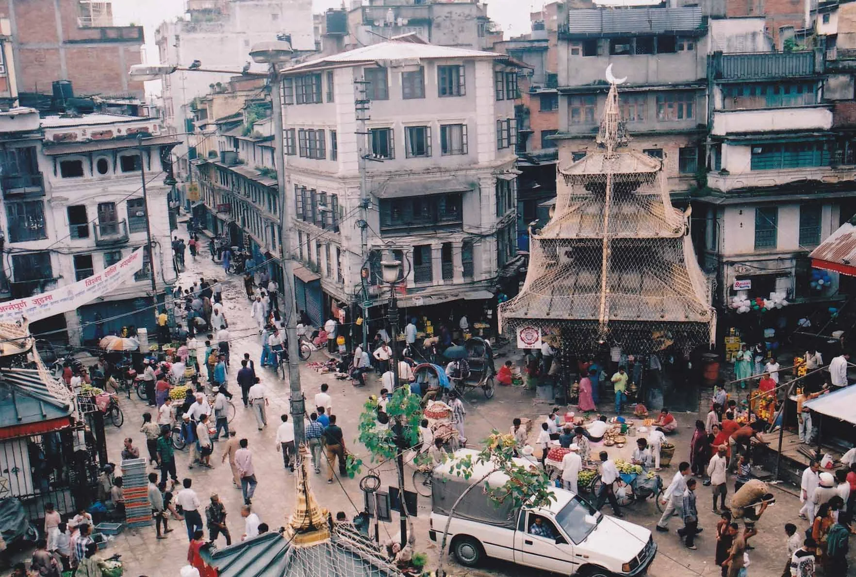 Rooftop view of Asan Bazaar (Source: Wikipedia )
