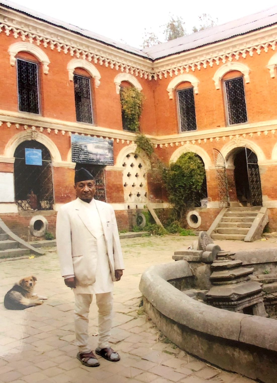 During renovation of Bajrayogini Temple in Sankhu