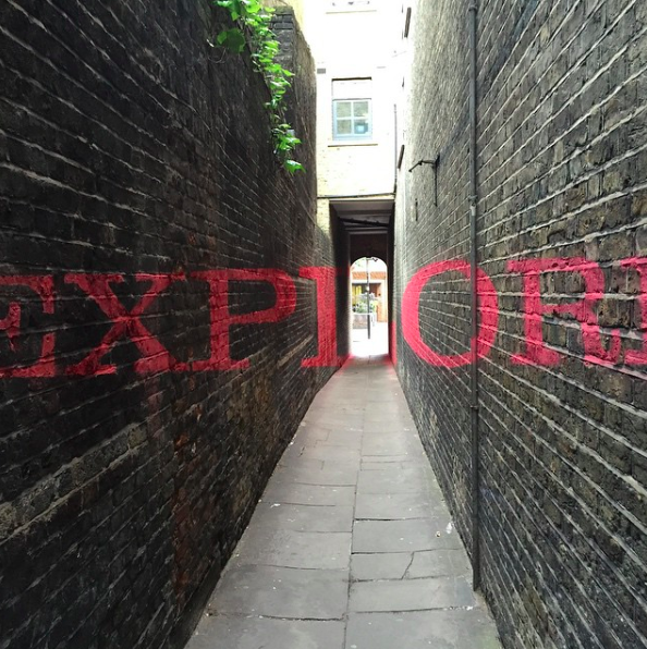 Anamorphic "Explore" for Clerkenwell Design Week