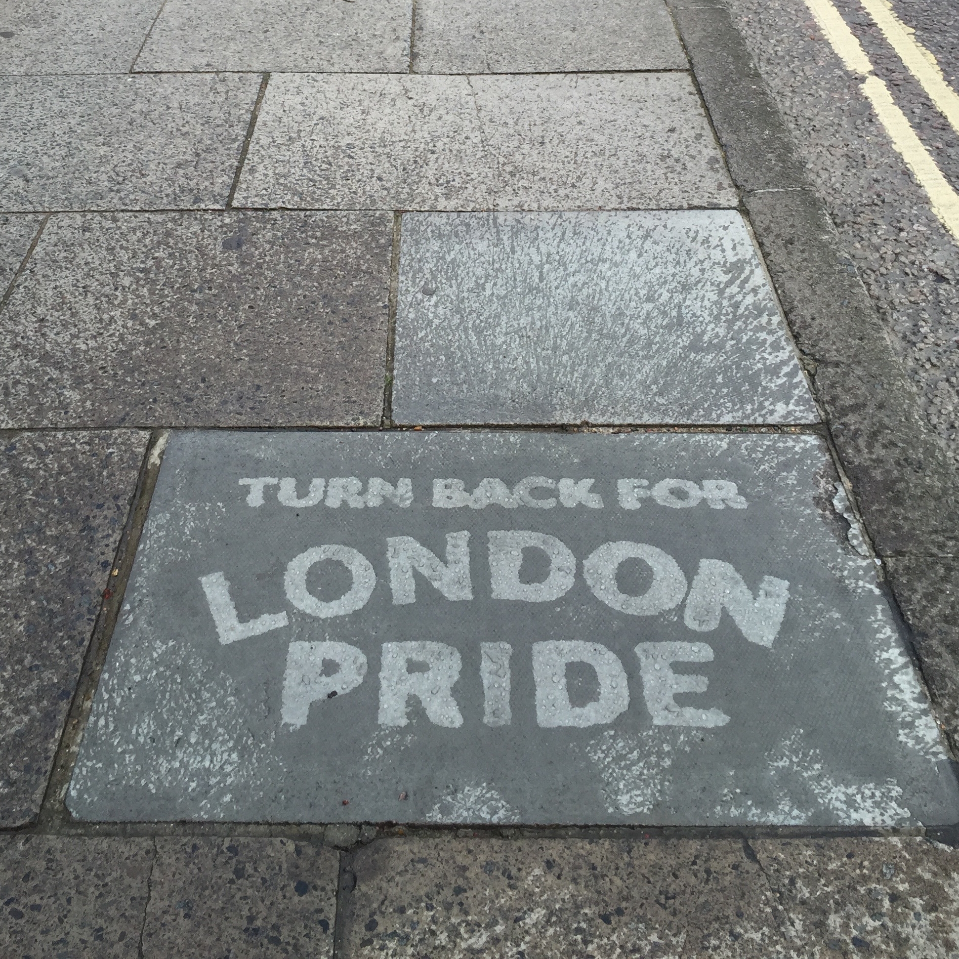 London Pride Reverse Graffiti