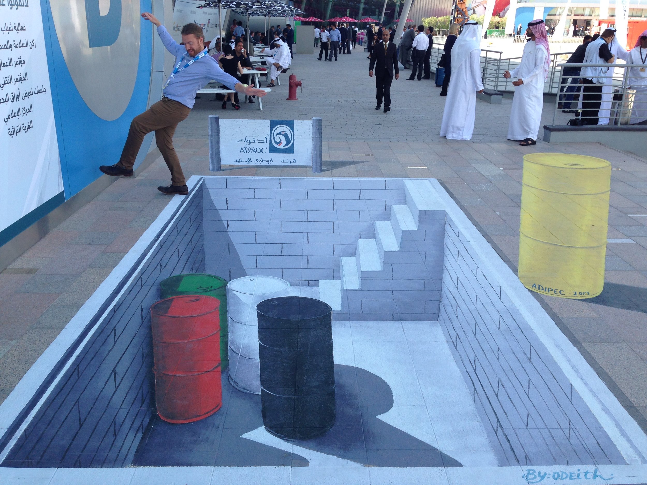 3d Anamorphic Art Dubai