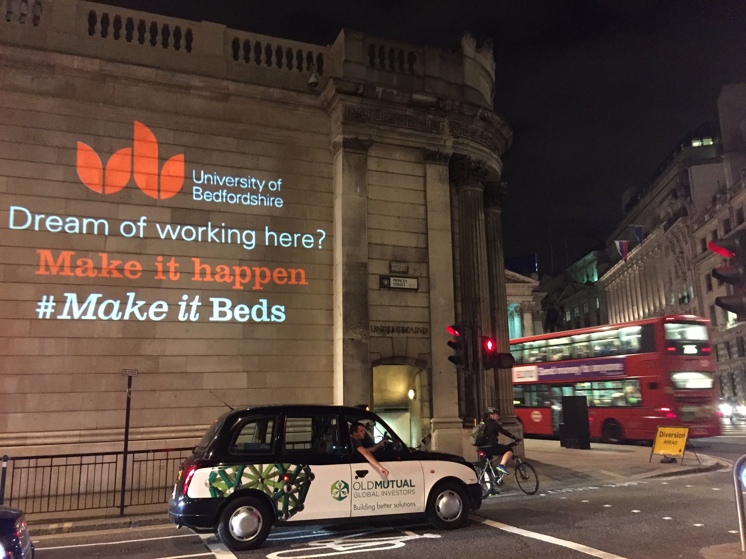 outdoor advertising projector