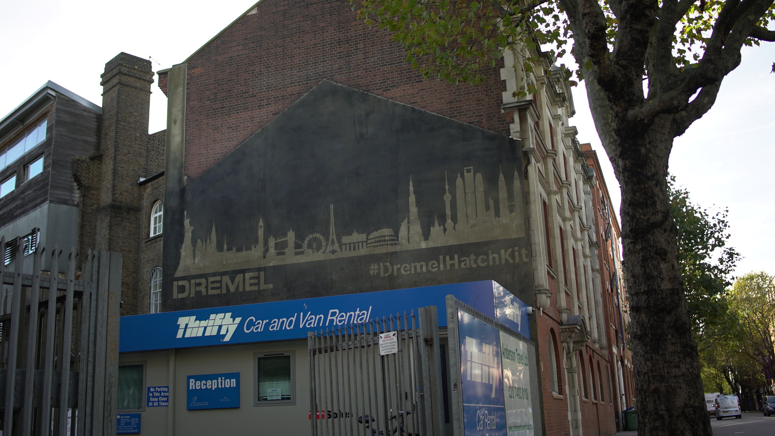 Dremel Reverse Graffiti Mural Media