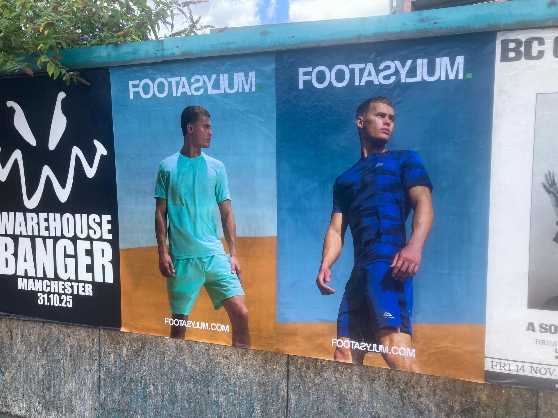 Footasylum on the streets of Manchester.

We rolled out a wild posting campaign across the city with strong visuals in the right places. 

Loud on the walls. Louder in the culture.

#footasylum #wildposting #ooh #manchester #cooh #mediagang #posters 
