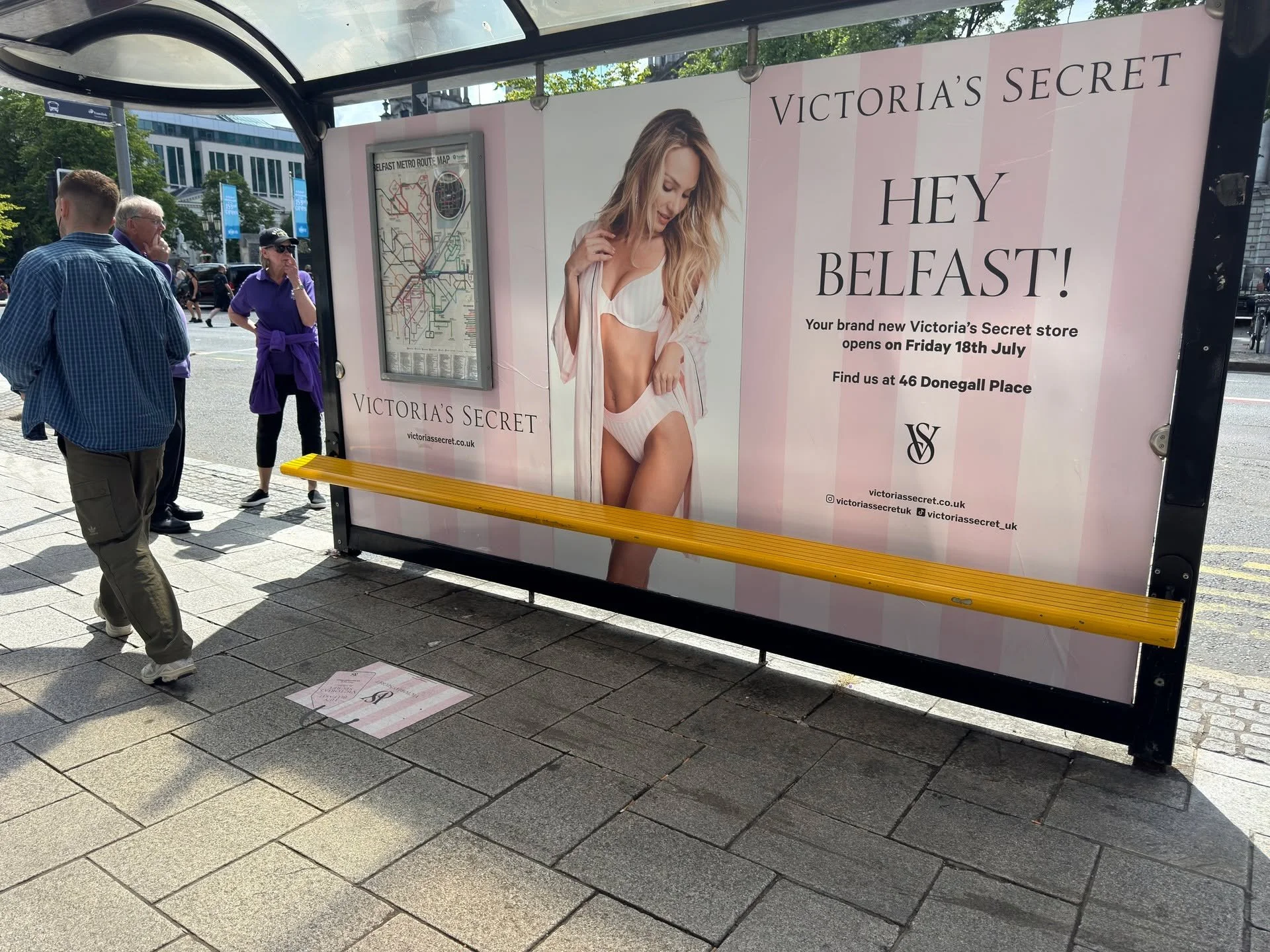 We had the pleasure of helping with the launch campaign for Victoria&rsquo;s Secret&rsquo;s brand new store in Belfast . Bringing their vision to life across the city with eye catching floor vinyls and dynamic digital and static bus stop takeovers.

