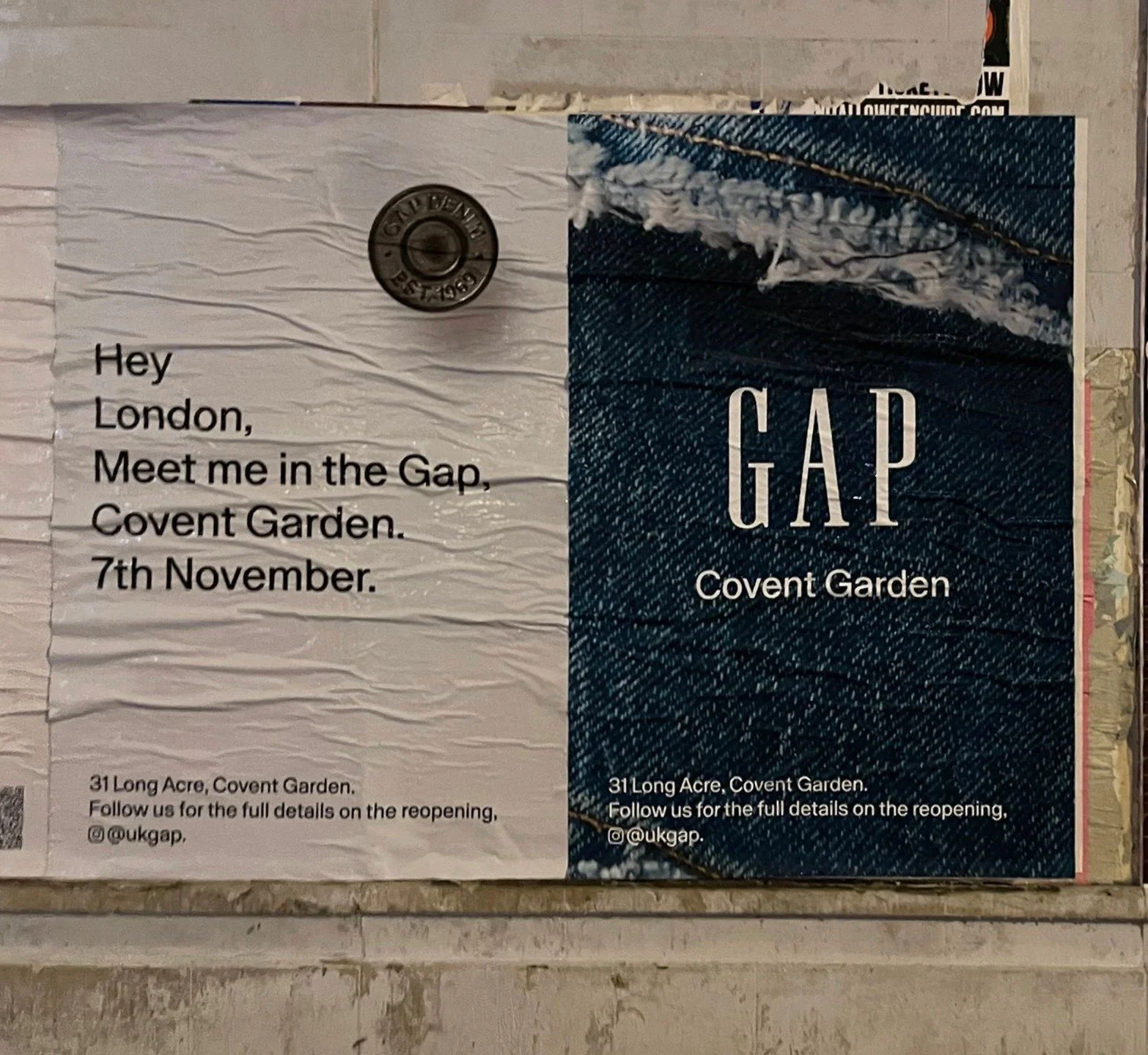 See you in the @ukgap 

#GAP #flyposting #wheatpaste #guerillaposters #mediagang #ooh #cooh #london #streetposters