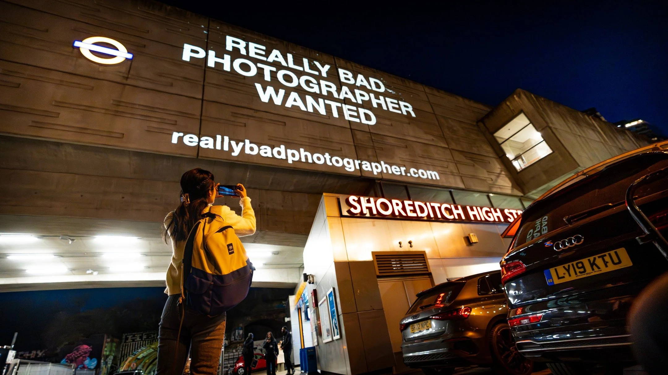 No bad photographers on our team 📸

Plenty of bad photographers out there giving it a go.

#guerrillaprojections
#icelandair
#badphotography
#mediagang
#projection
#london
#guerillamarketing