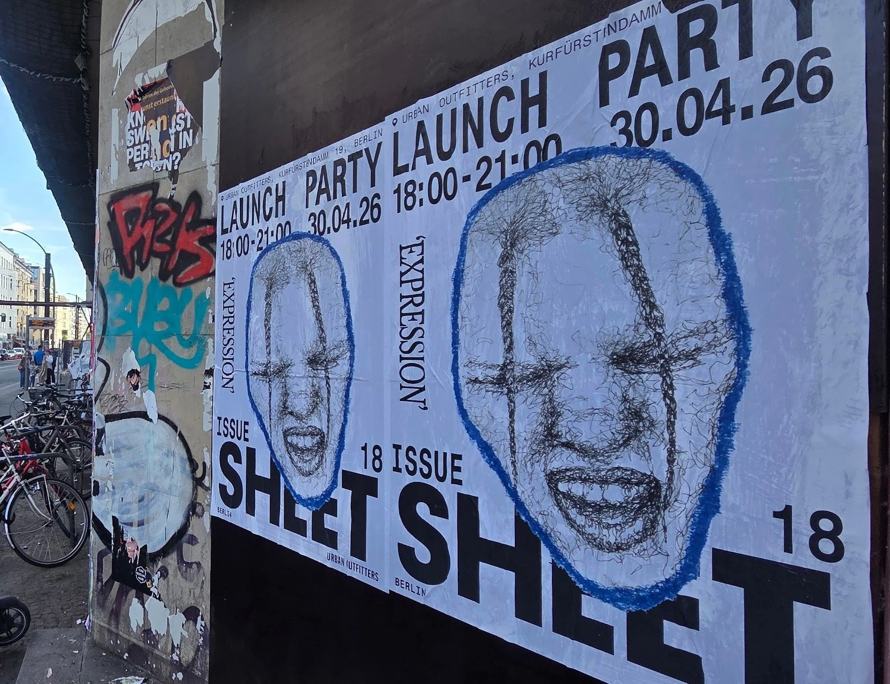 Style says something before you do.

EXPRESSION is a celebration of personal style, creative freedom, and the communities redefining culture in Berlin right now.

@urbanoutfitters Expression Launch Party.

#wheatpasting #guerillaflyposting #berlin #o