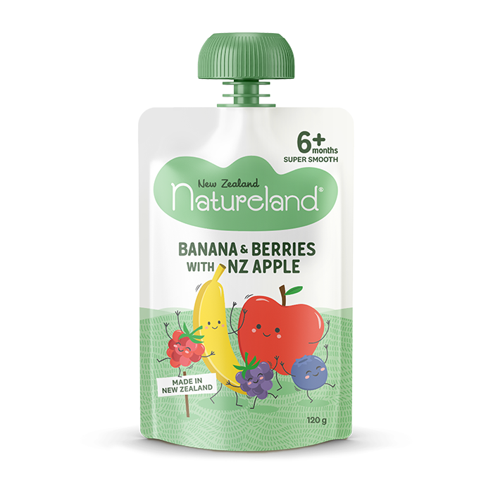 Natureland Banana & Berries with NZ Apple