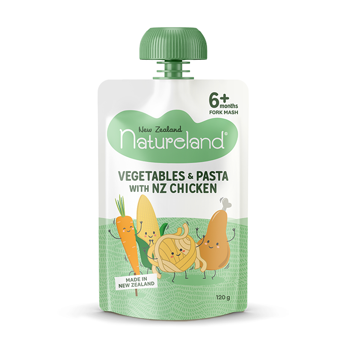 Natureland Vegetables & Pasta with NZ Chicken