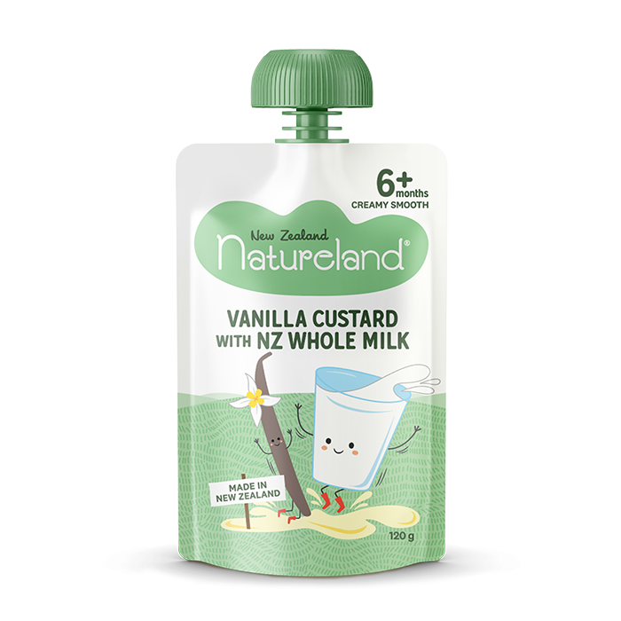 Natureland Vanilla Custard with NZ Whole Milk