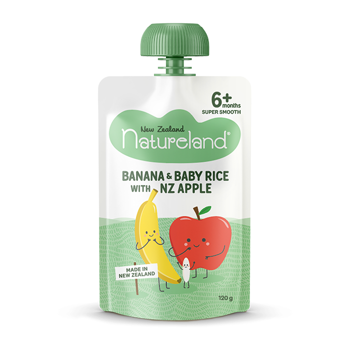 Banana Baby Rice with NZ Apple — Natureland