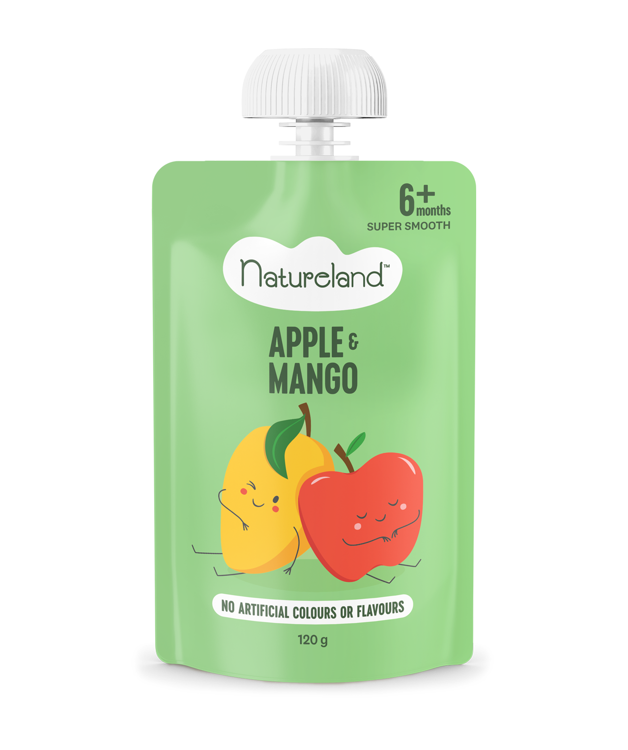 Natureland Apple &amp; Mango 120g 