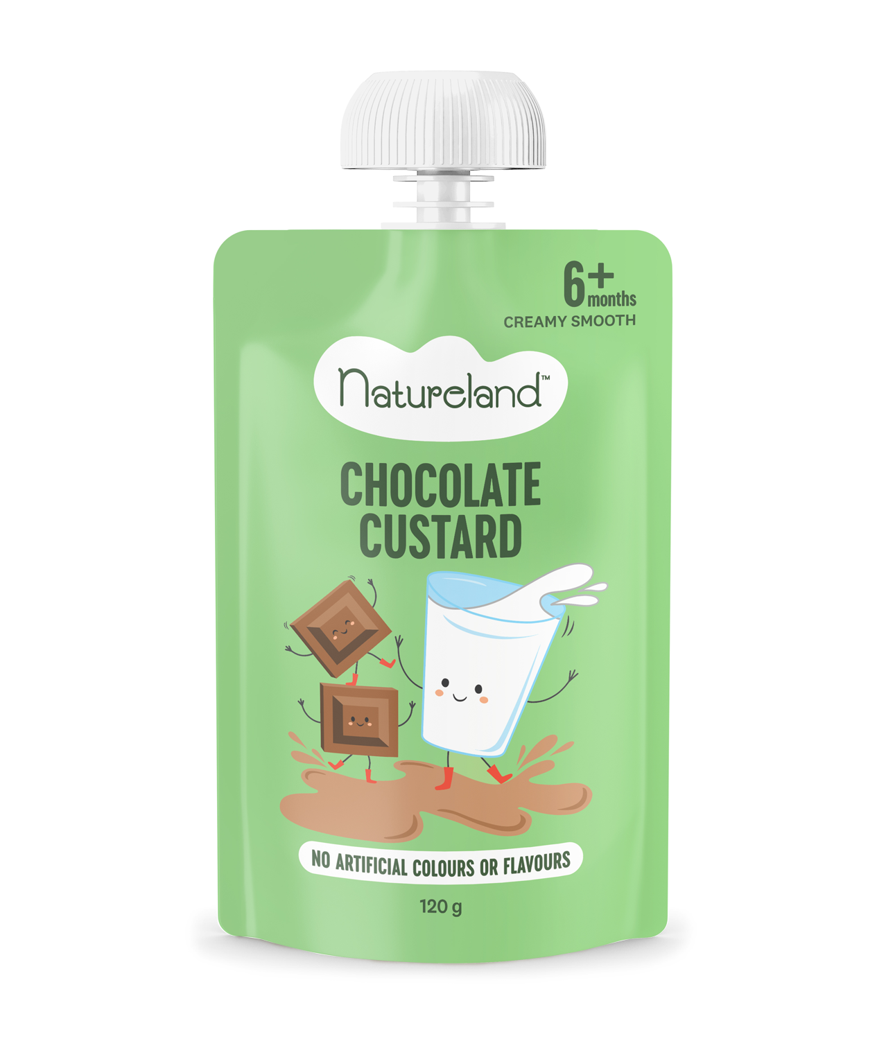 Natureland Chocolate Custard 120g 