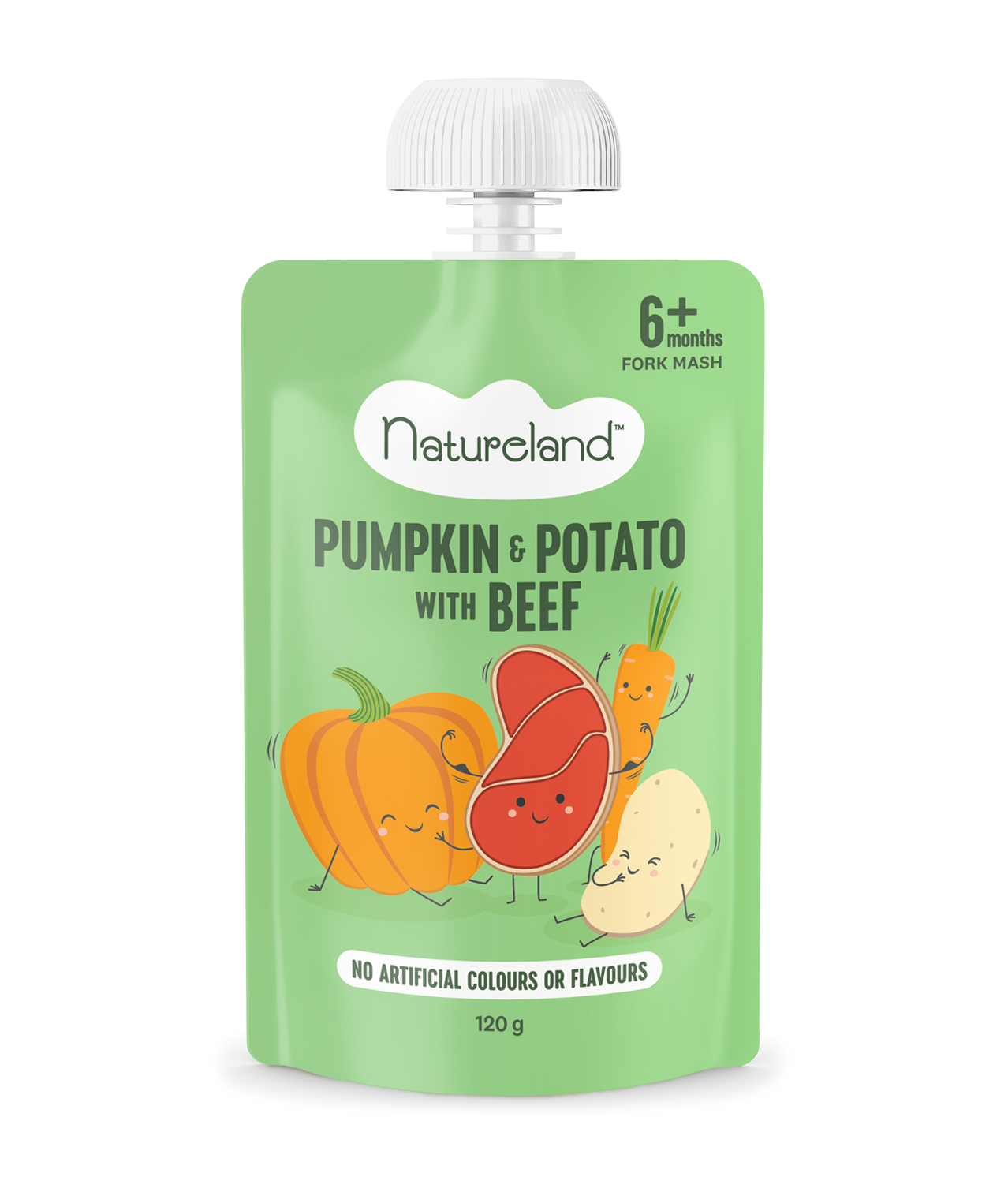 Natureland Pumpkin &amp; Potato with Beef 120g