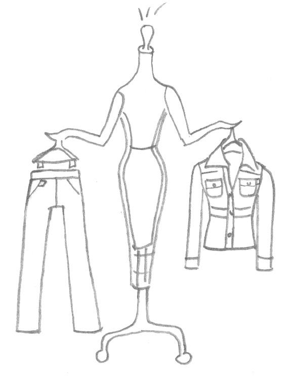 One of the Mabel drawings circa 1999 from the web site showing her Quick Picks. stacianewyork.com was one of the very first online E-commerce web sites and was featured on NBC Nightly News, Wall Street Journal, Elle Magazine, and USA Today.