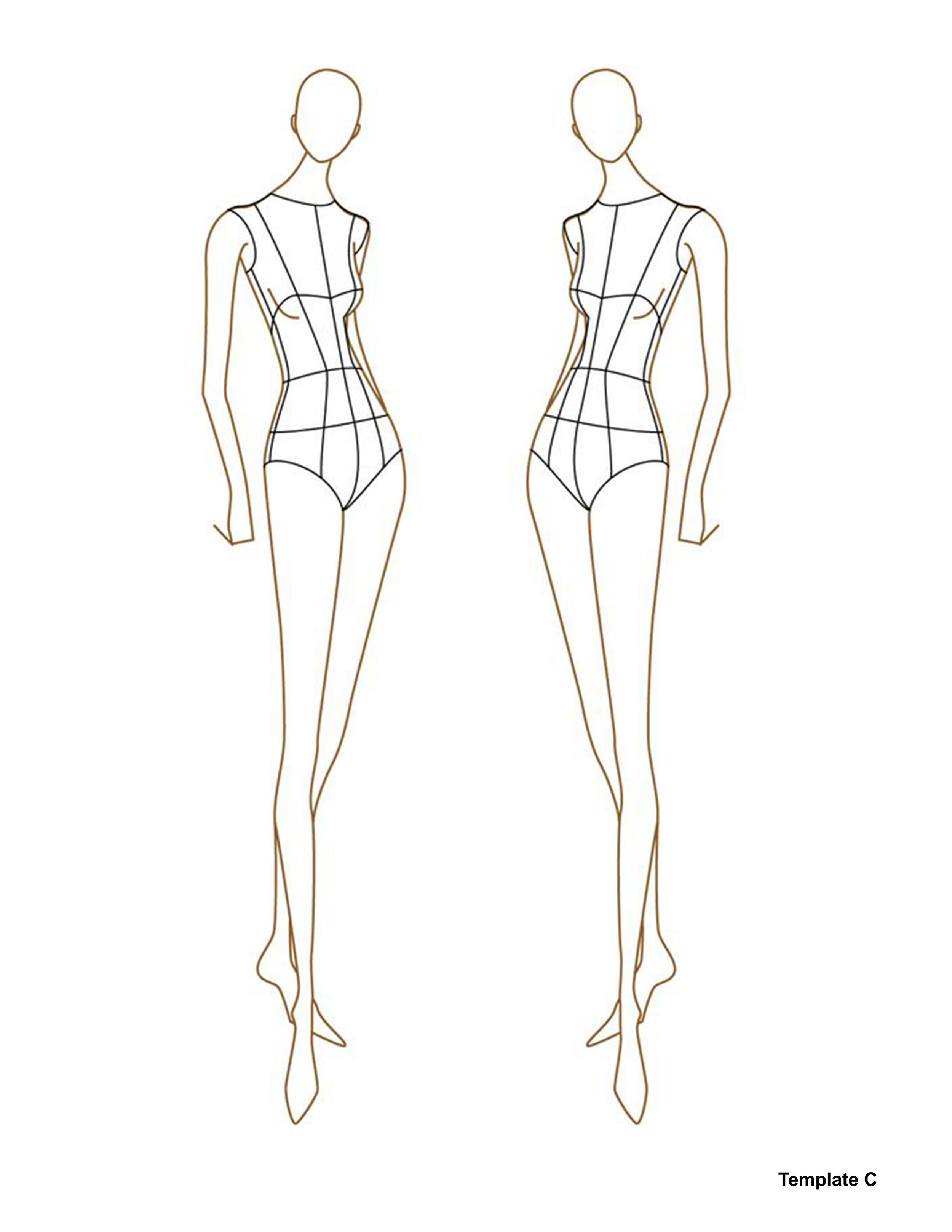 Women's Sportswear Vector Flat Sketch Set Fashion Design - Etsy Canada |  Sportswear fashion, Fashion design template, Fashion flats