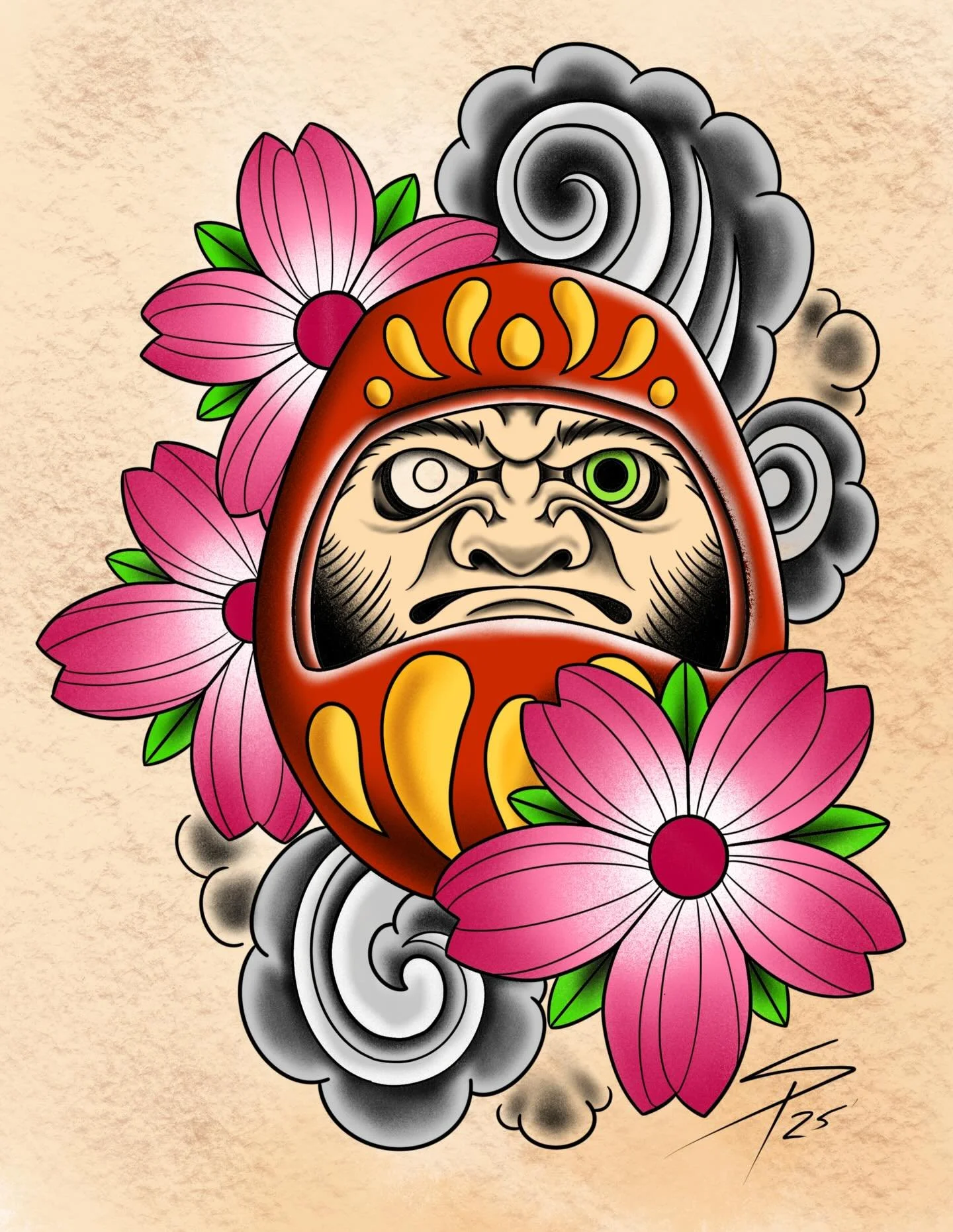 I&rsquo;ve been wanting to expand my portfolio with different styles of tattoos. At the moment I&rsquo;m very interested in Asian/Japanese style art. All of these designs I&rsquo;ve drawn or any Asian/Japanese style designs brought to me will be done