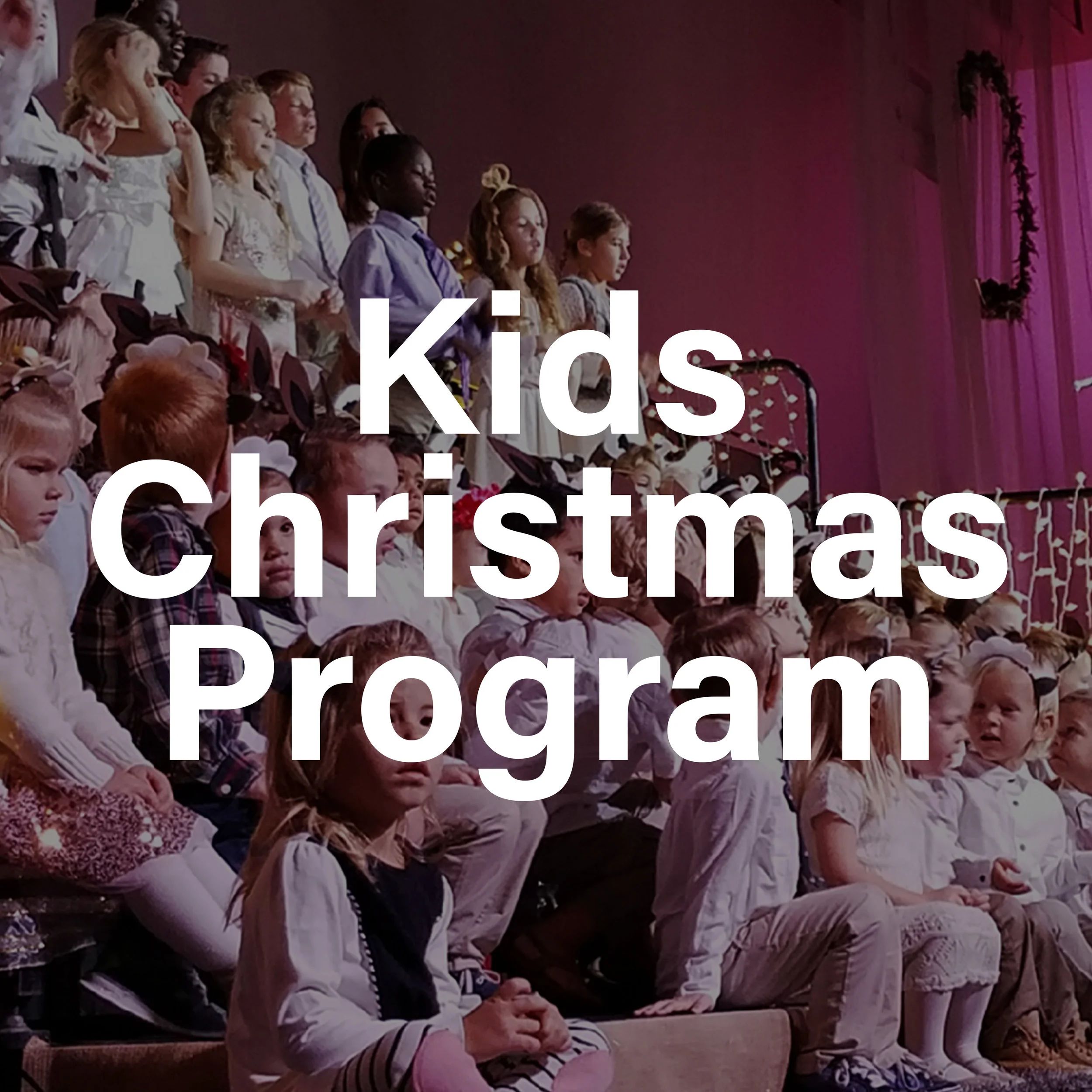 Kids Christmas Program