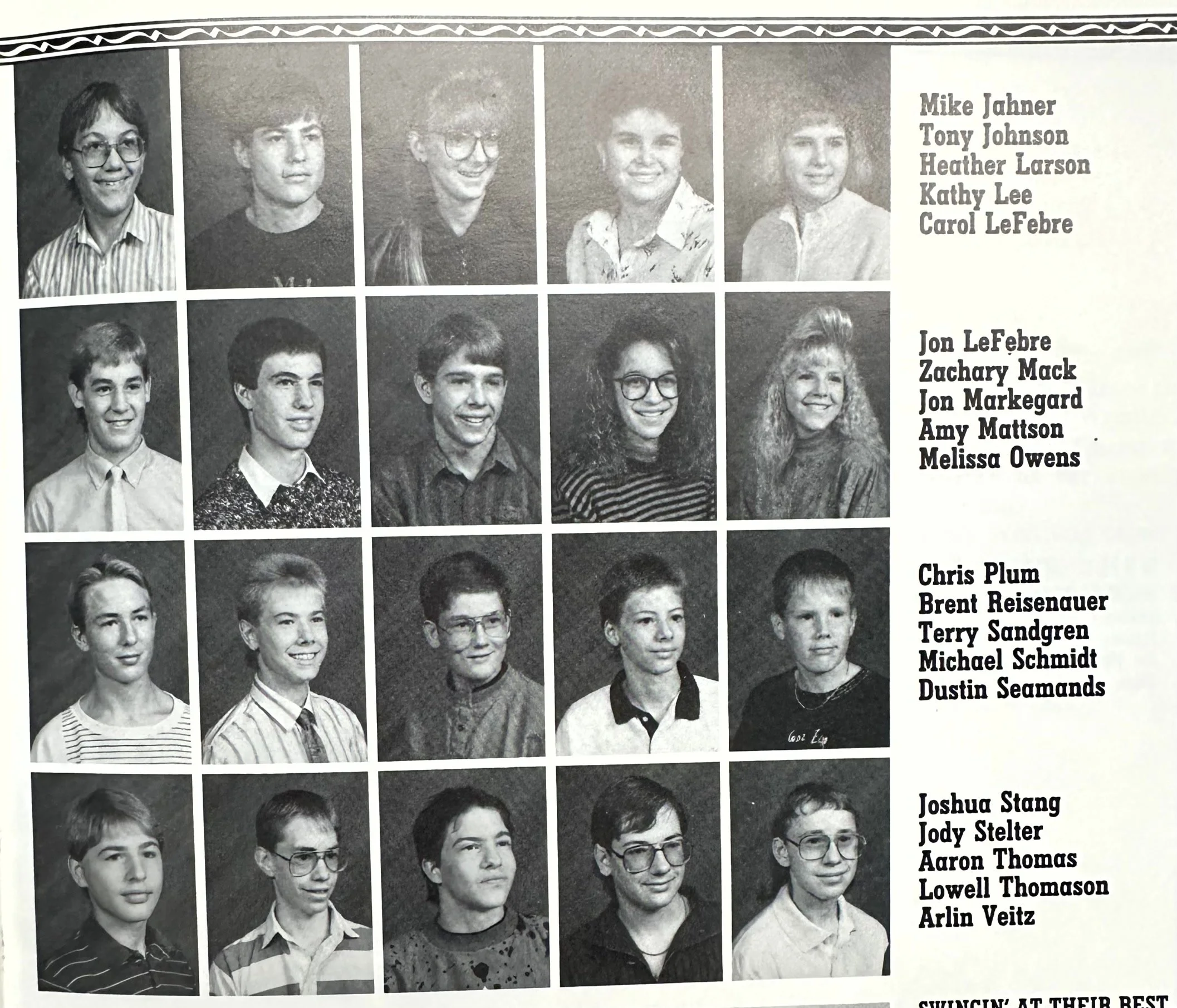 Class of 94 — Hettinger Public School