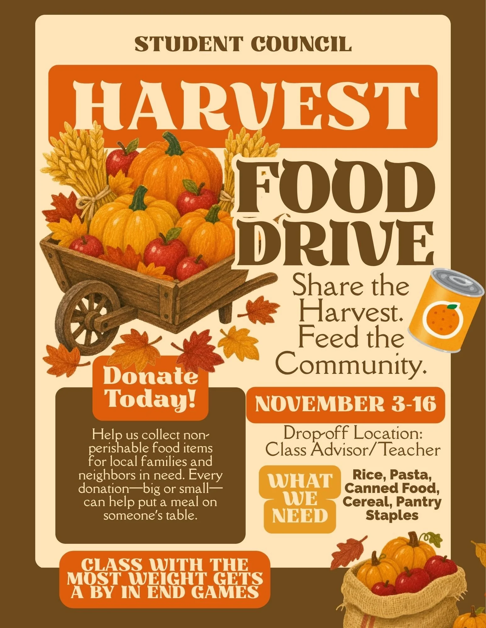 Orange and Brown Retro Harvest Food Drive Fly_Kira Henderson.jpg