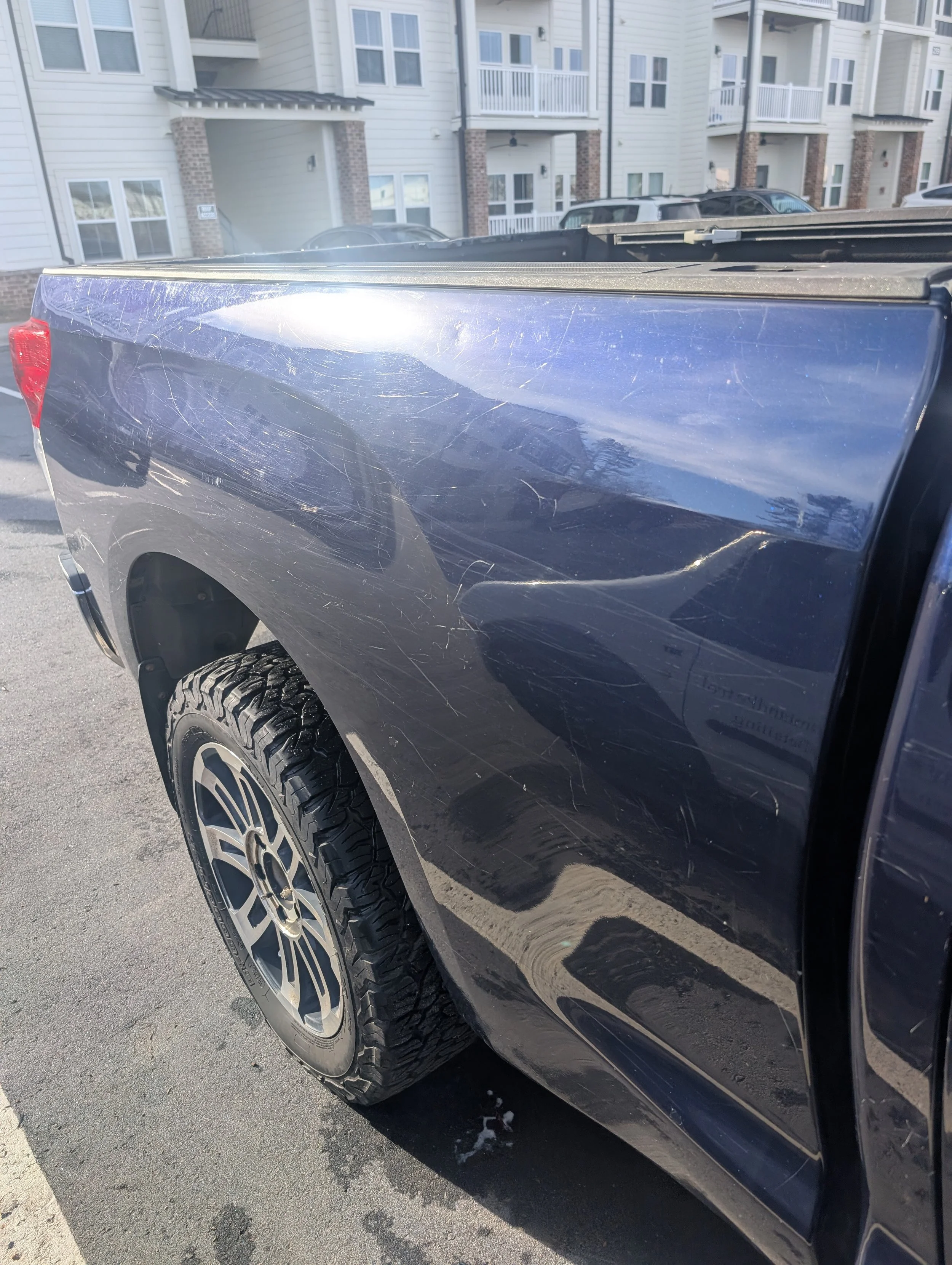 Toyota Tundra work truck fresh off the job site