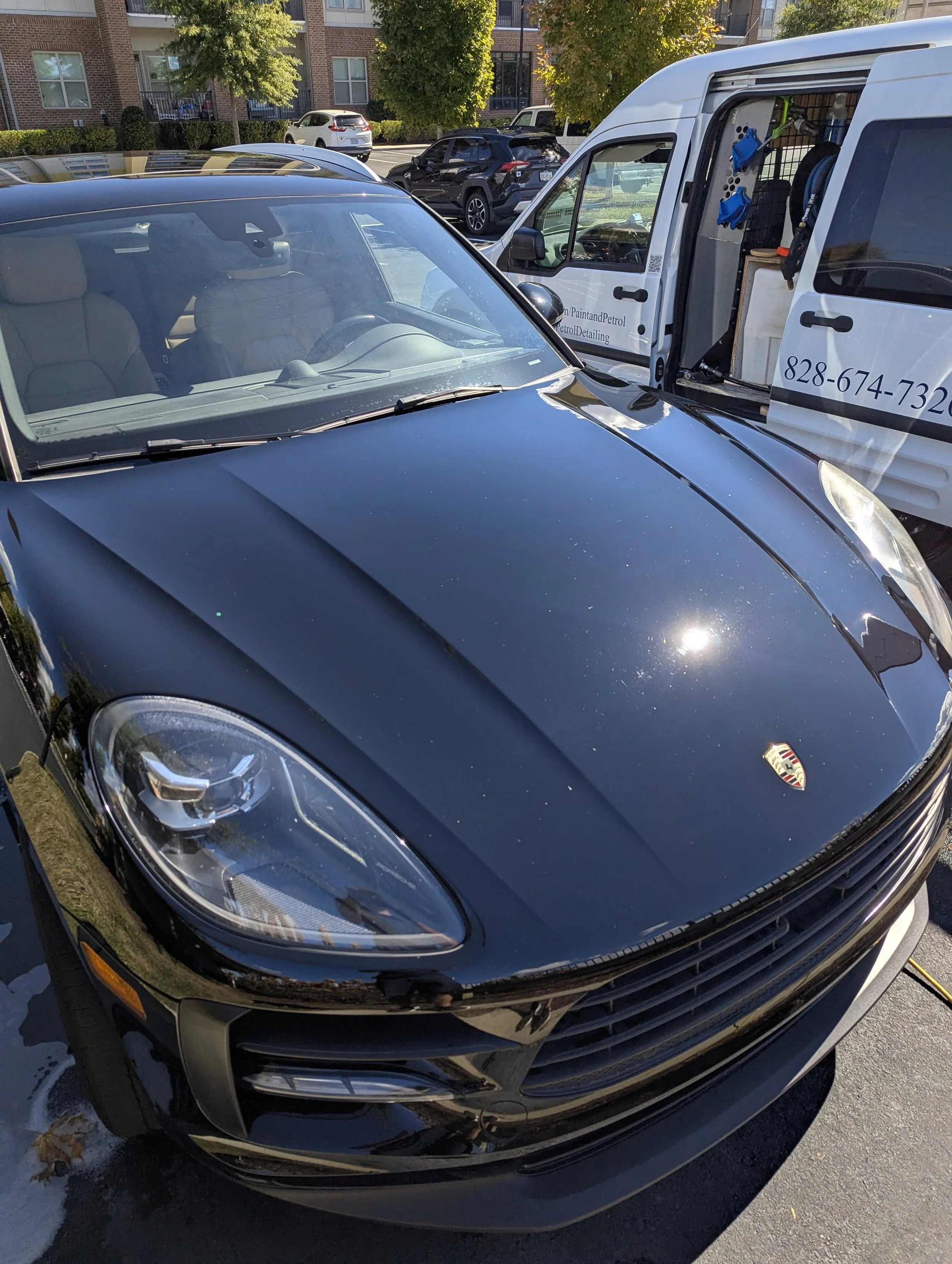 Macan washed, Premium Plus heavy correction done