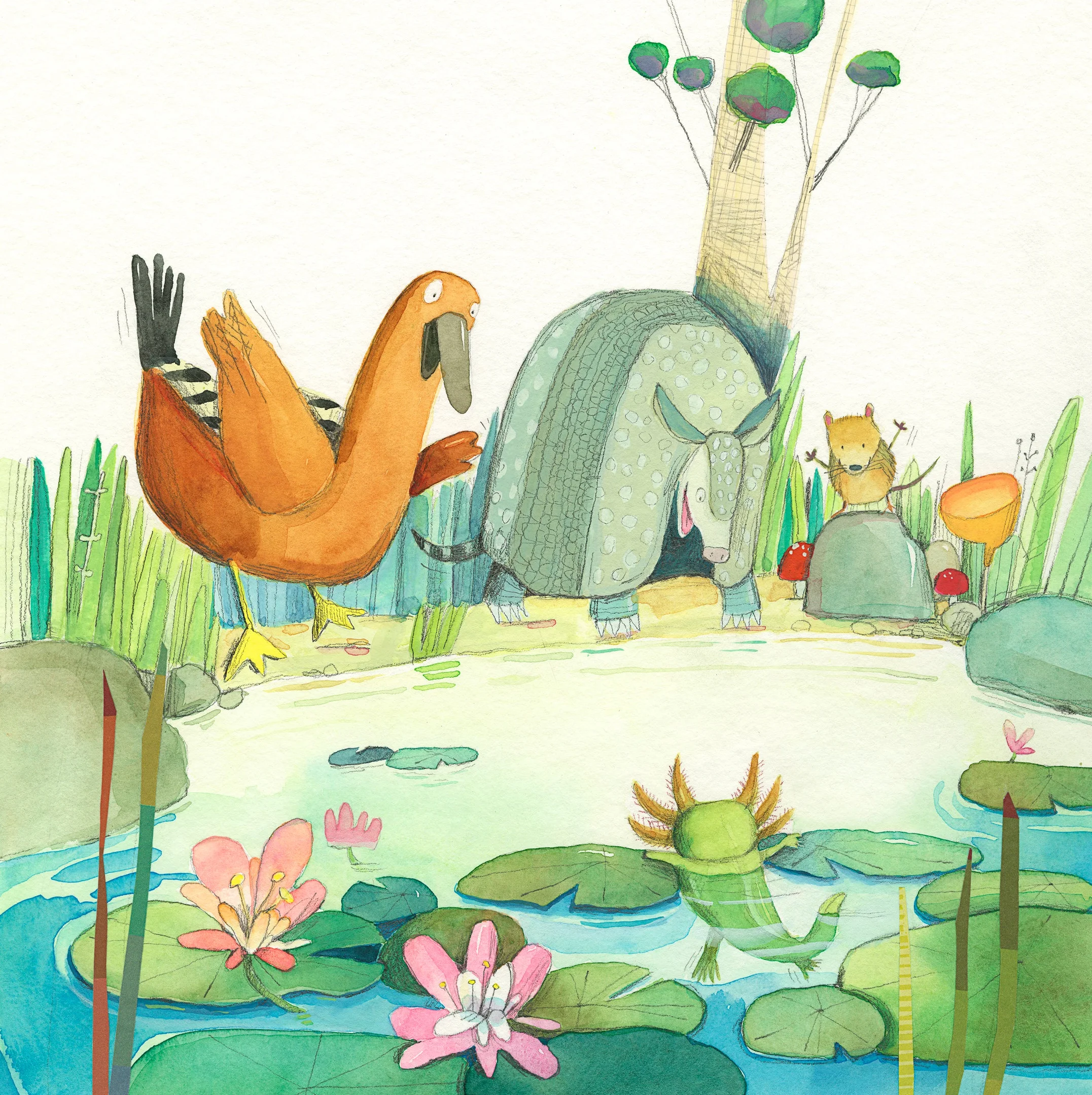 Spike and Friends, from SPIKE: THE MIXED UP MONSTER