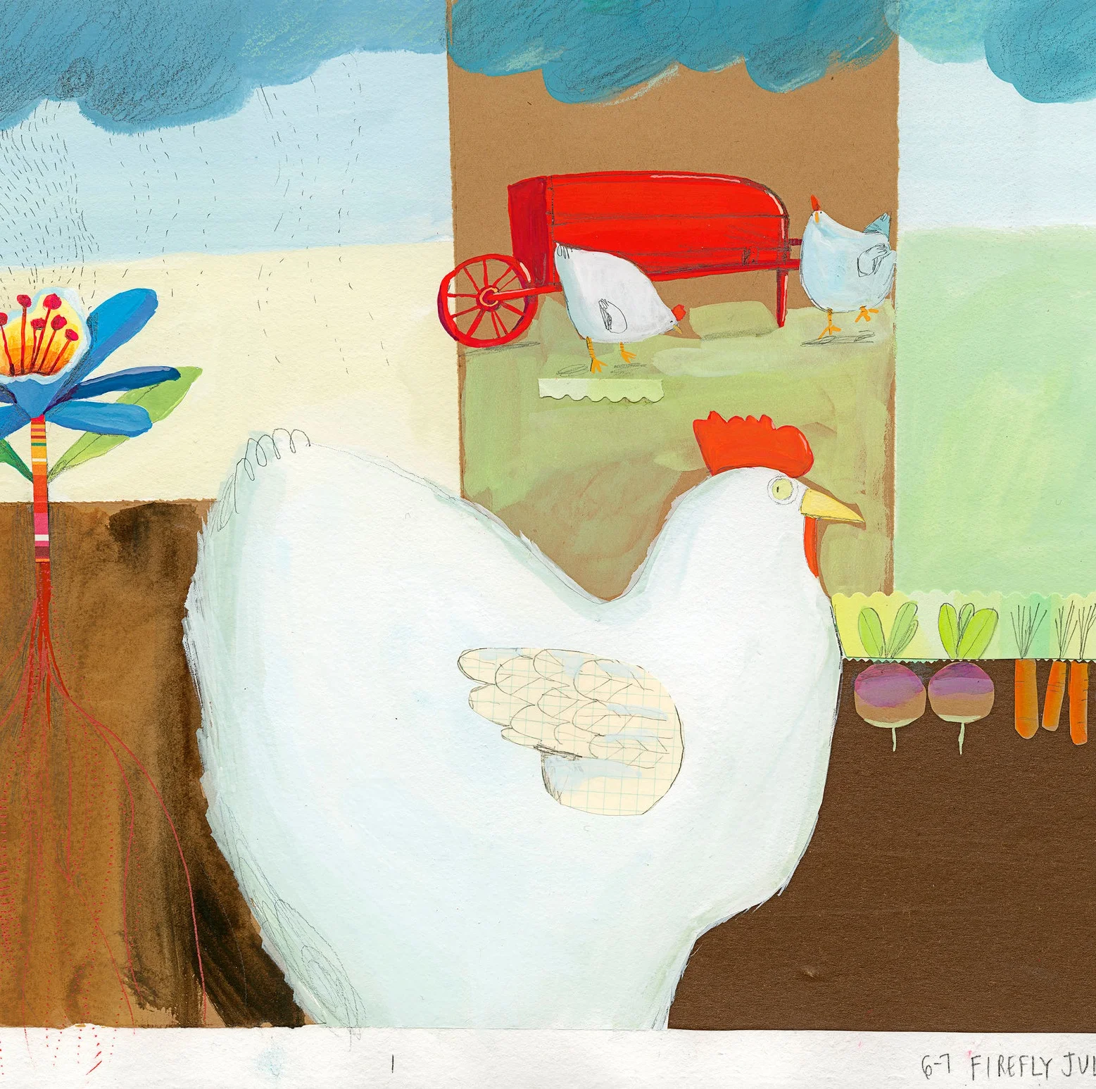 The Red Wheelbarrow, from FIREFLY JULY