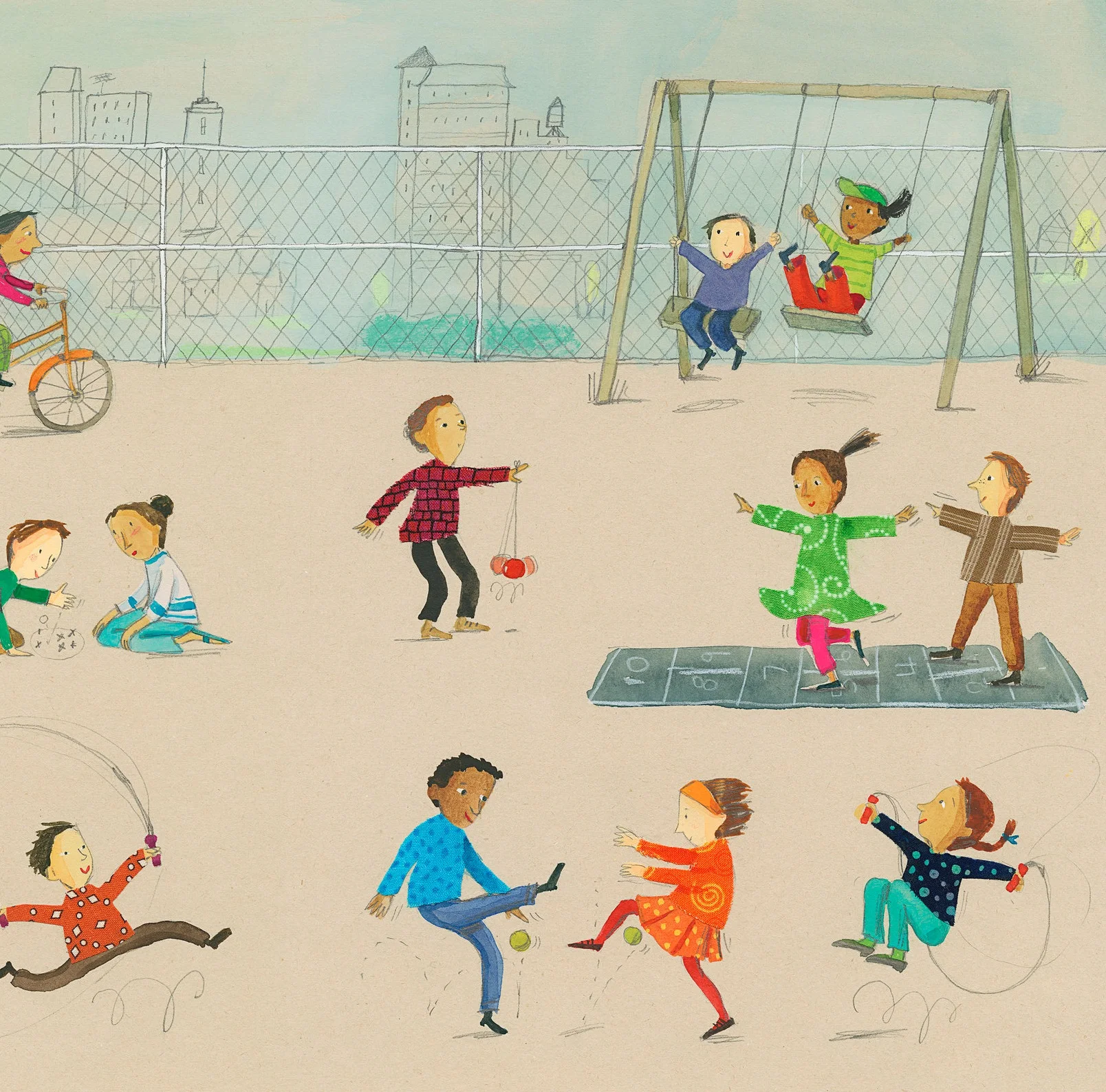 The Playground, from SCHOOLYARD RHYMES