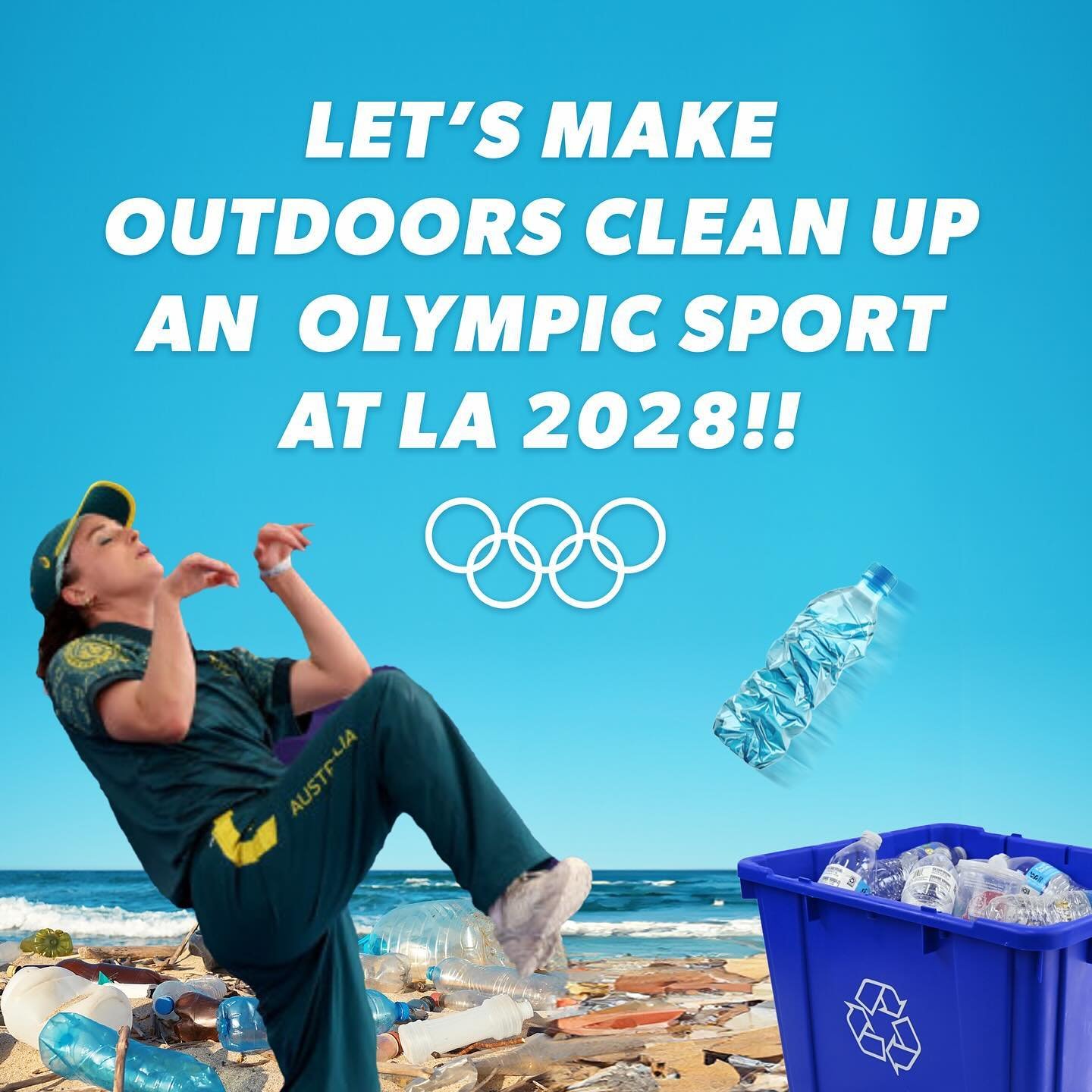 Help nature go for the gold! 🐟🏅 Sign the petition to make outdoors cleanup an Olympic sport, link in bio 👆 Petition by @weareatlas