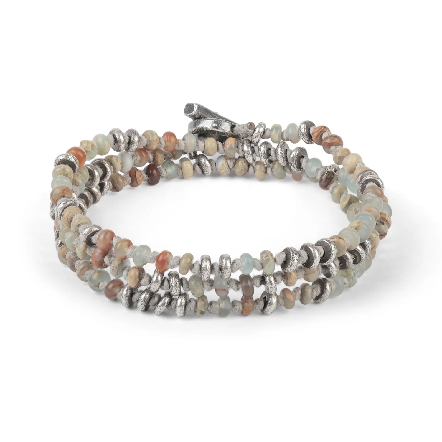 Three-Layer Templar Jointed Mini Gemstone Necklace_Bracelet_opal_wrap.jpg