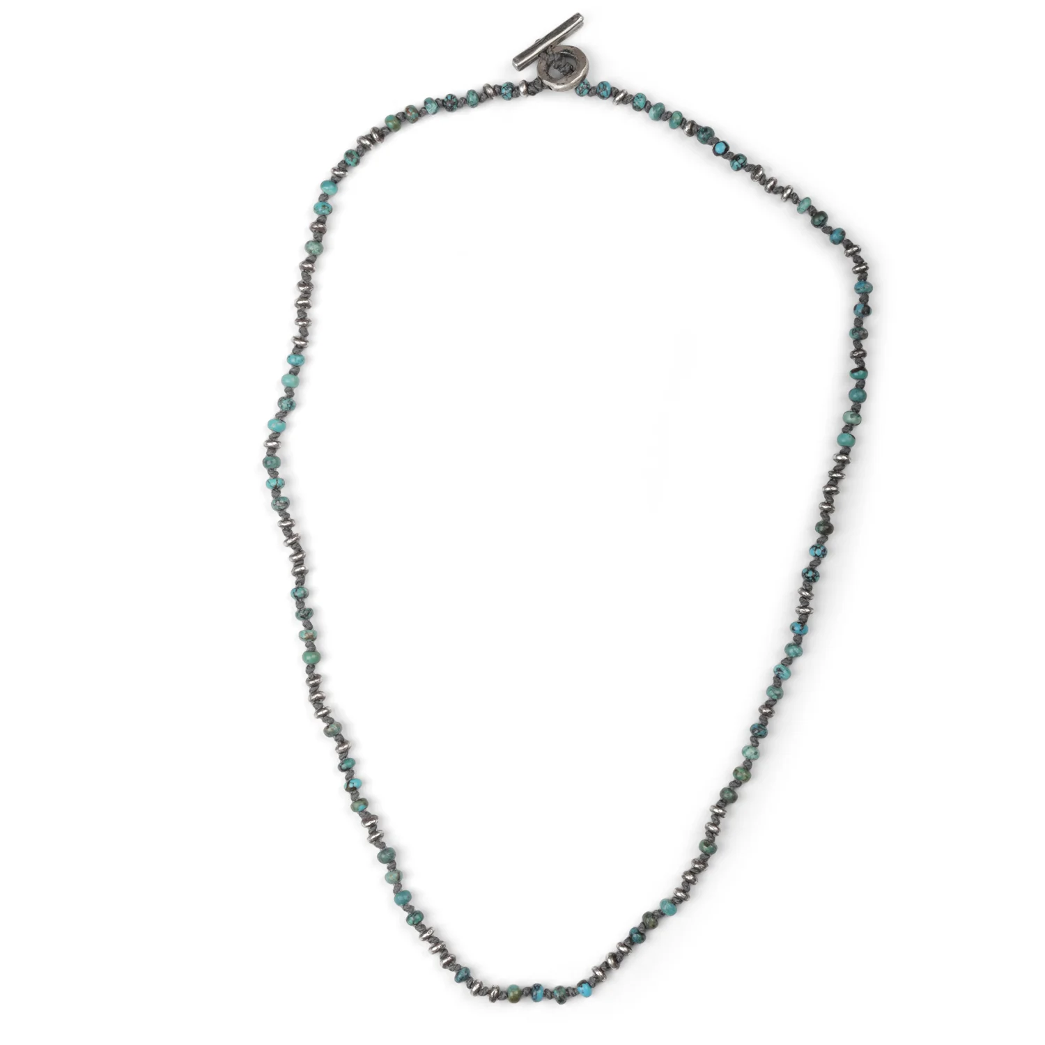 Three-Layer Templar Jointed Mini Gemstone Necklace_Bracelet_tirquoise.jpg