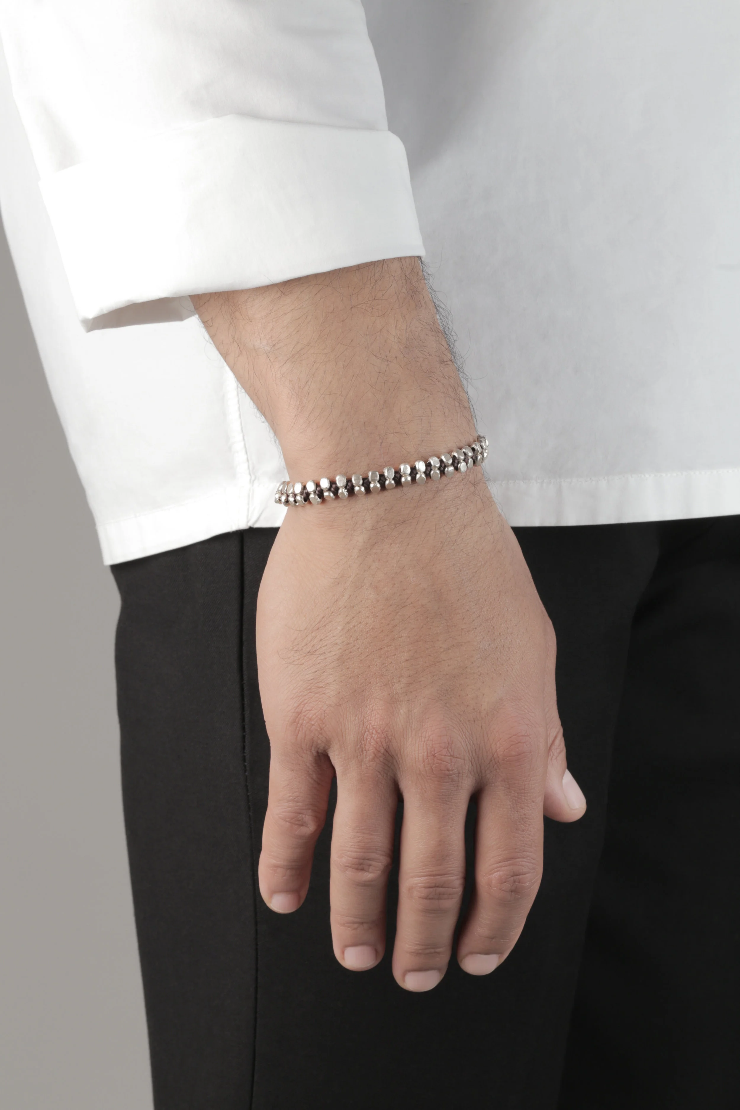 The Oki Vertebrae Bracelet_browm.jpg