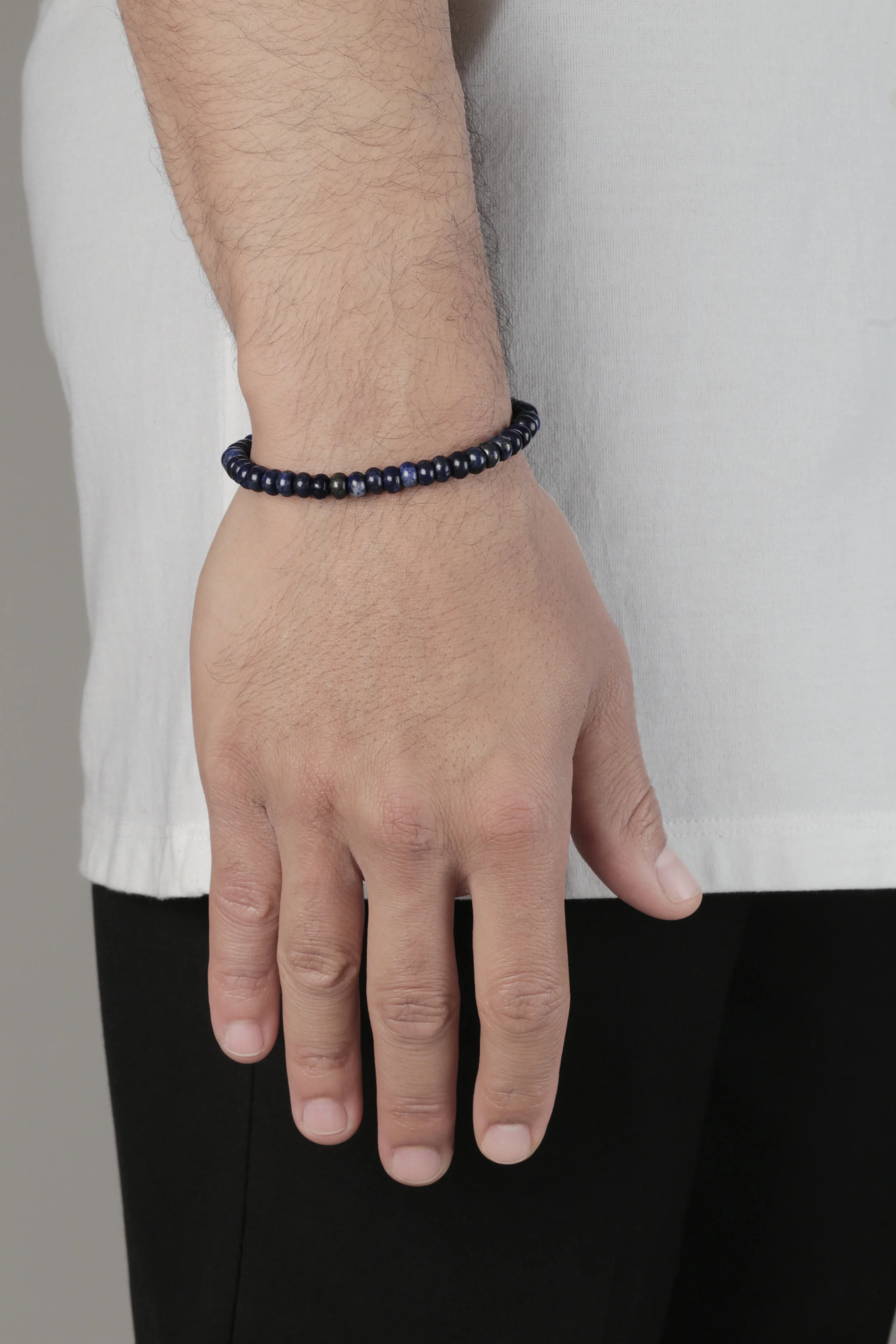 The Stacked bead bracelet_lapis .jpg