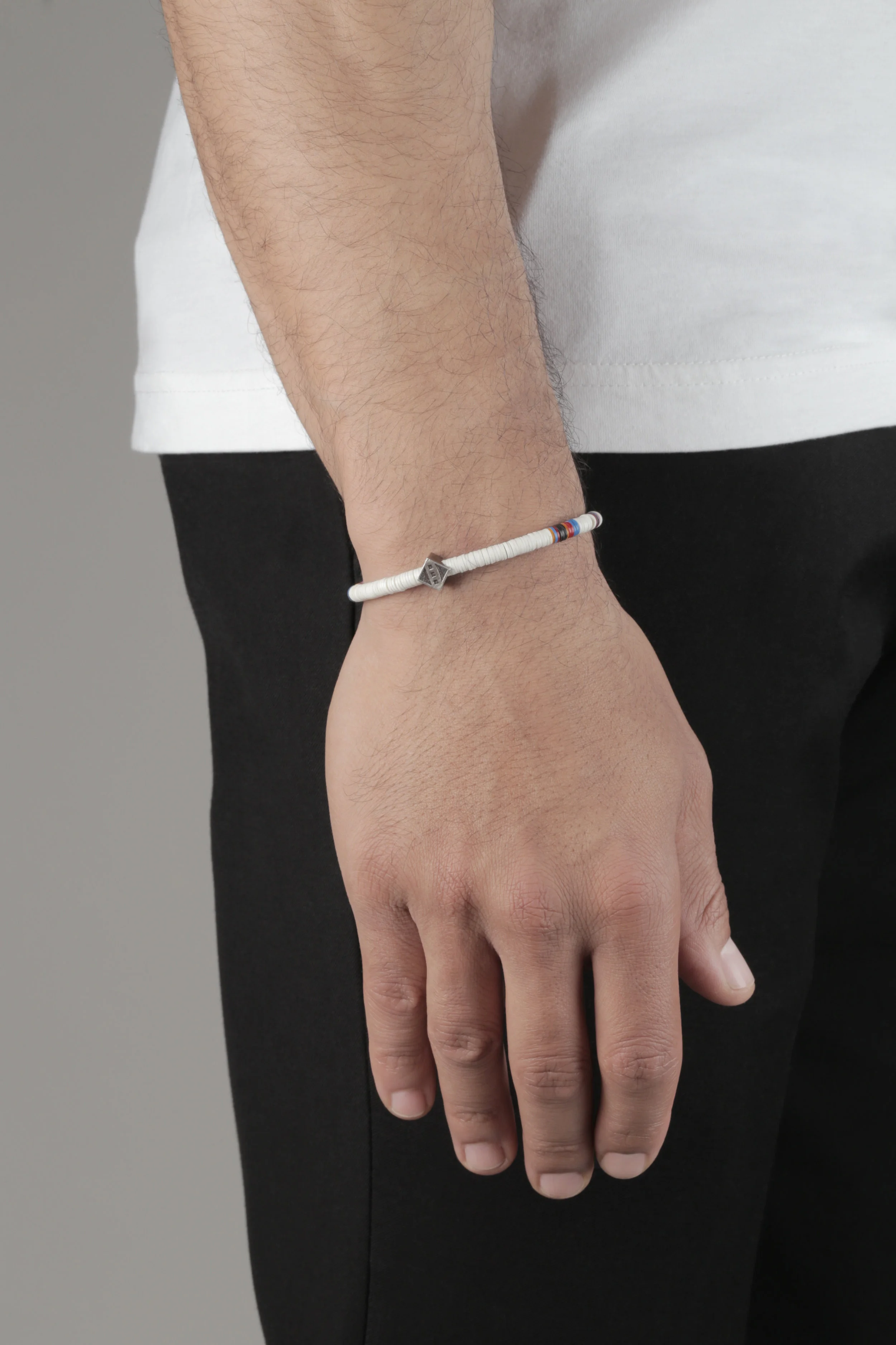 Sterling Silver Thunderbird mini bead Bracelet_white.jpg