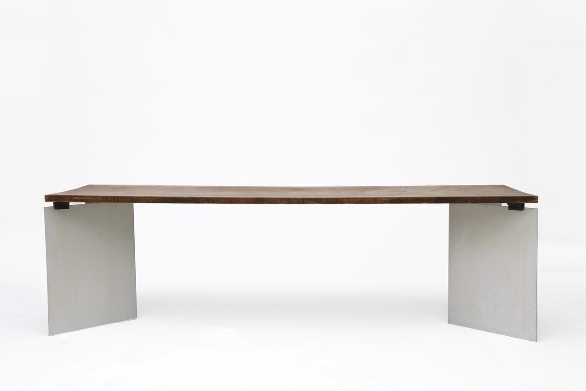 I have been madly in love with this spectacular table by Jean Paul Barray from 1965 for over three years, since @magenhgallery first displayed it. It is named &quot;Hommage &agrave; Le Corbusier - Chandigarh&quot;, which could not be more&hellip;. Me