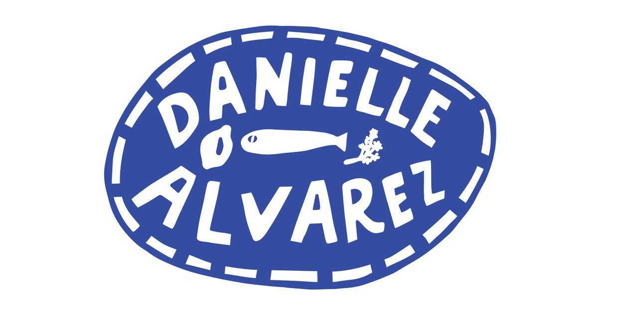 Danielle Alvarez : Brand identity + merchandise illustrations